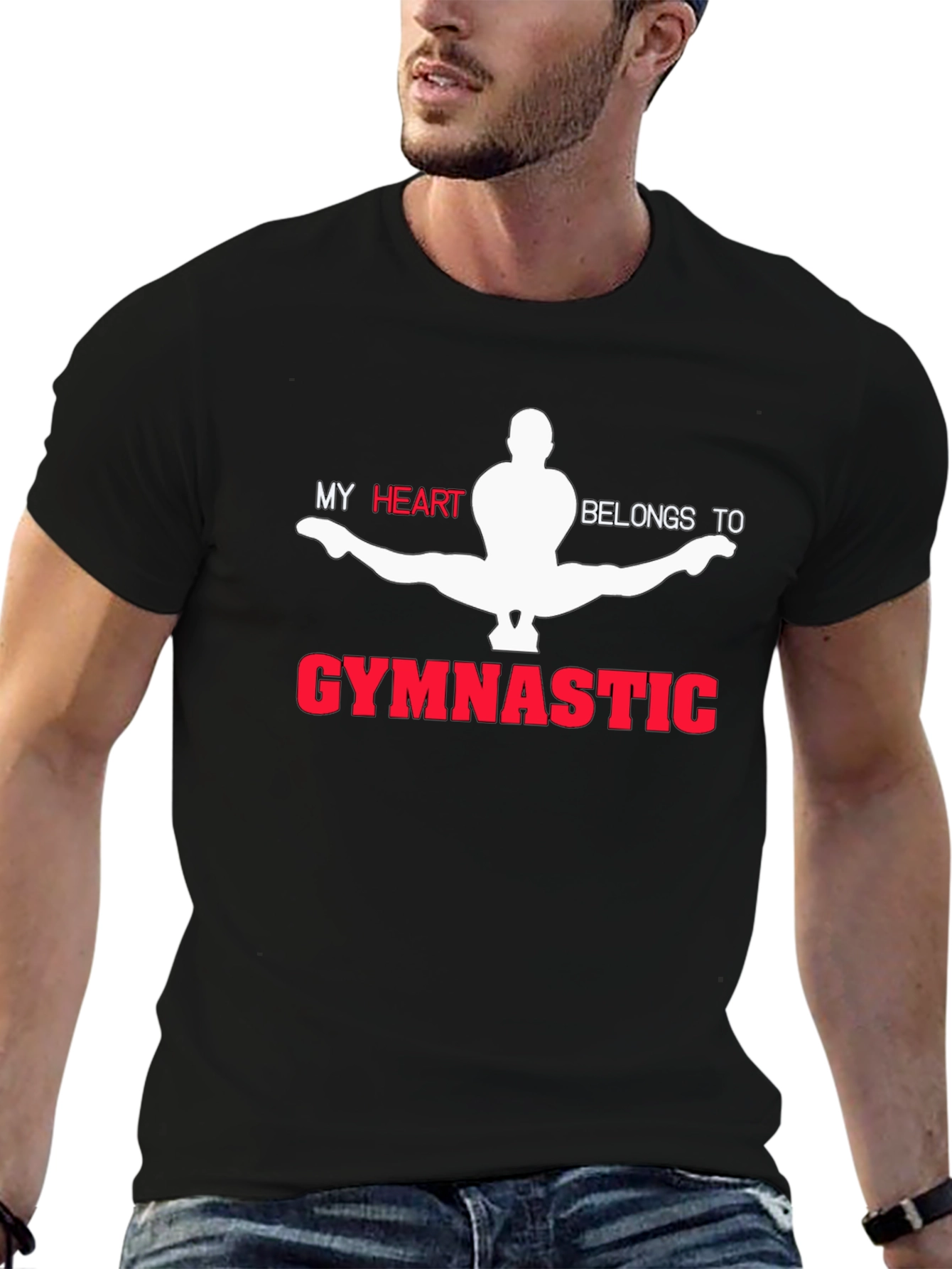 Gymnastic Heart T-Shirt - Perfect for Gymnastics Lovers
