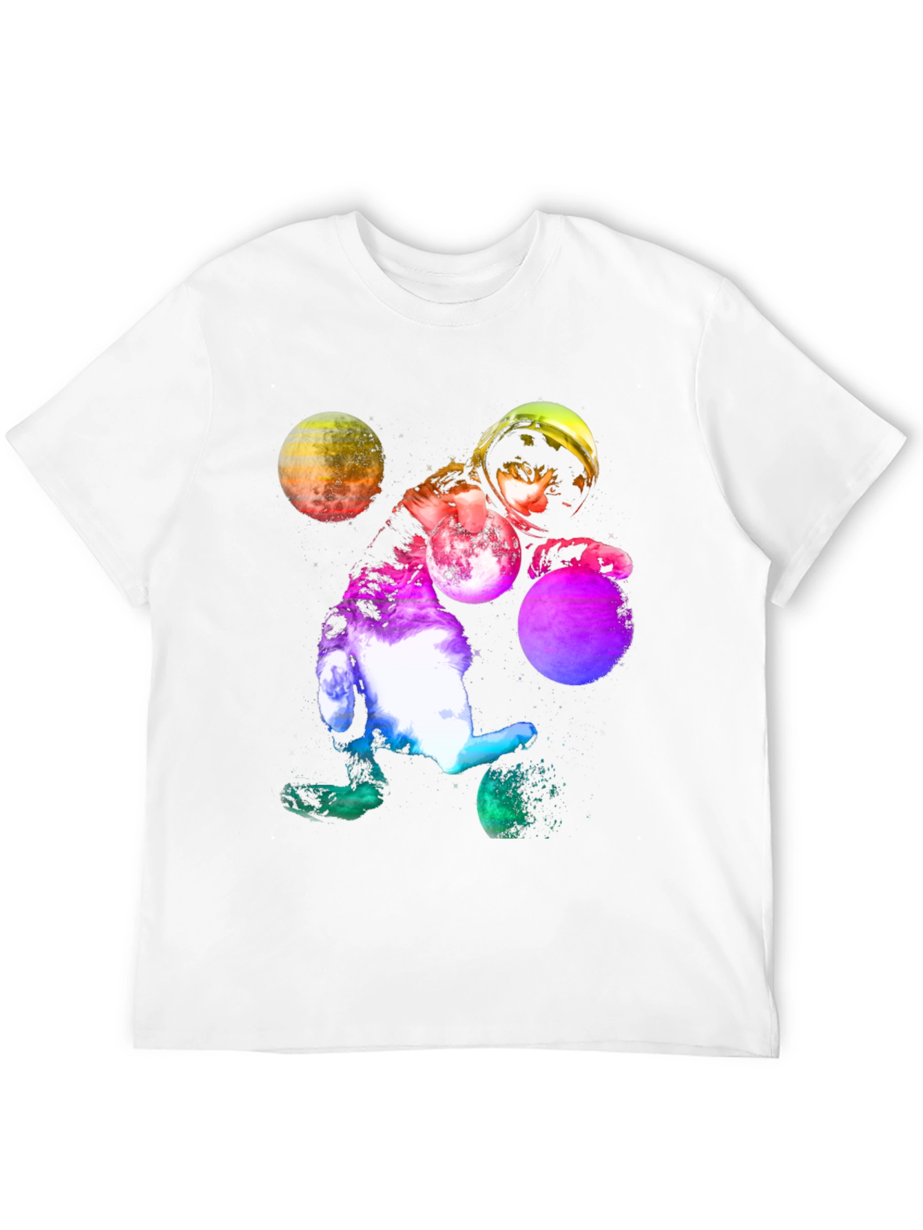 Cosmic Cat Astronaut T-Shirt - Space Kitten Tee