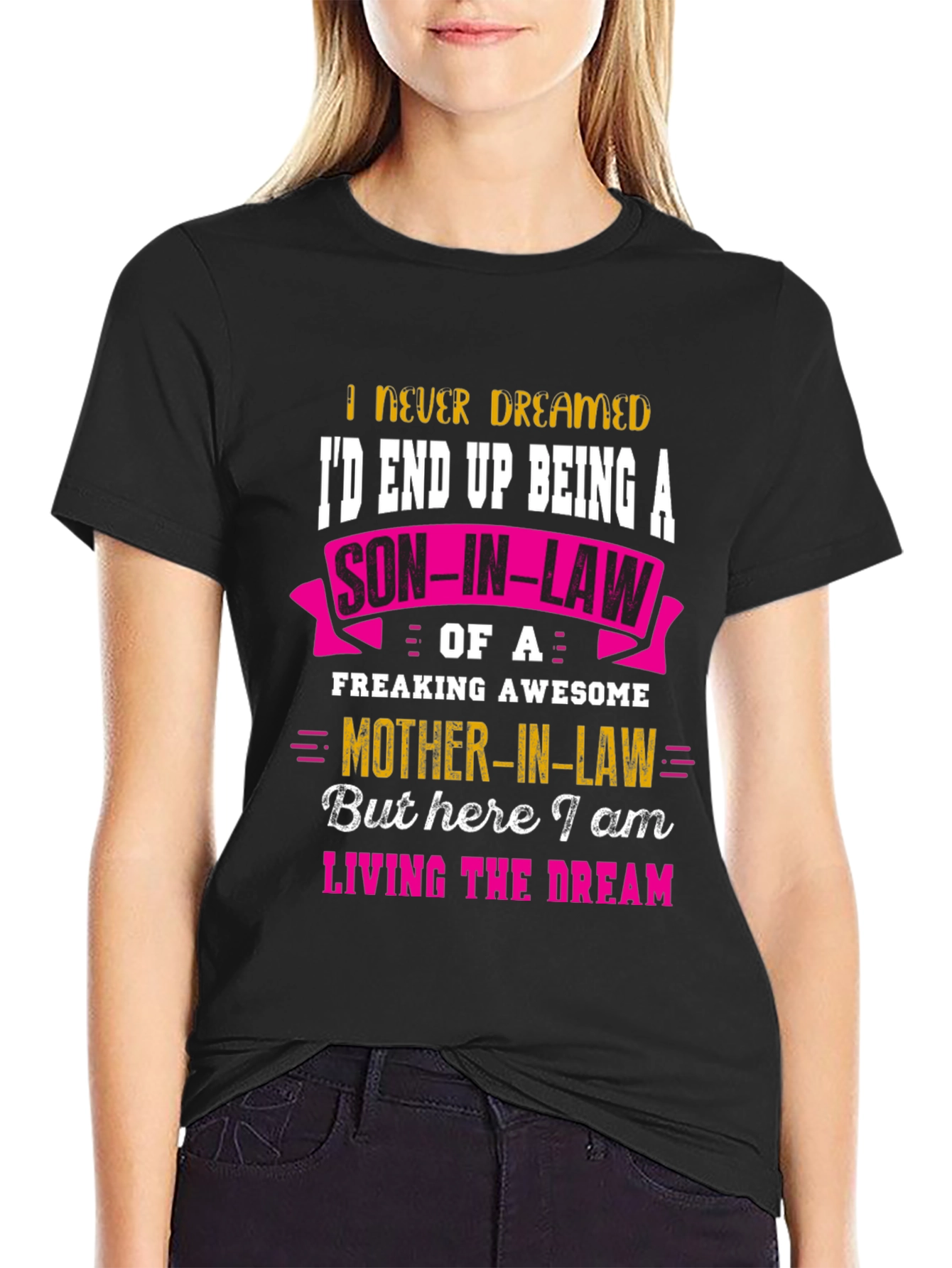 Funny Son-in-Law T-Shirt - Awesome Mother-in-Law Tee