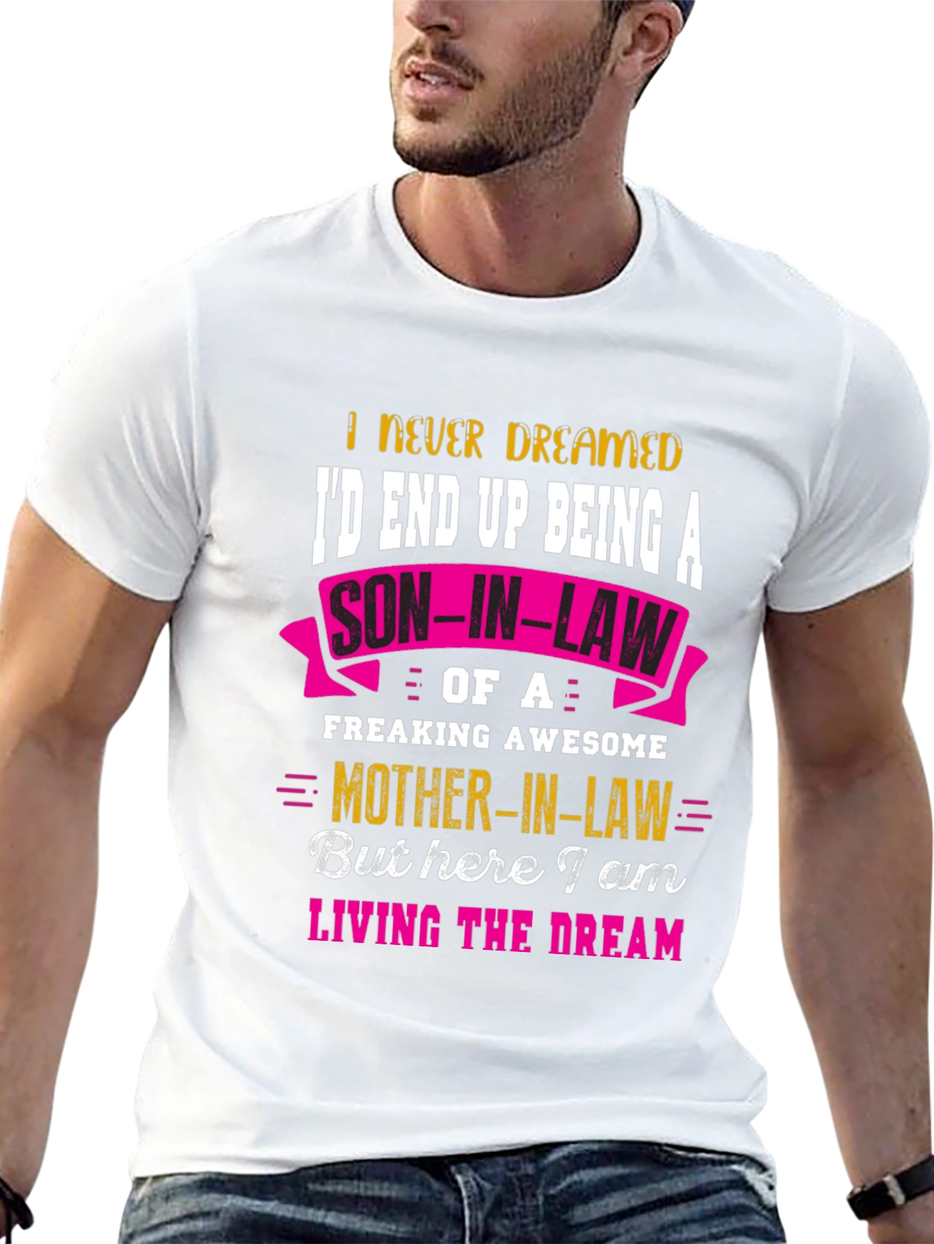 Funny Son-in-Law T-Shirt - Awesome Mother-in-Law Tee