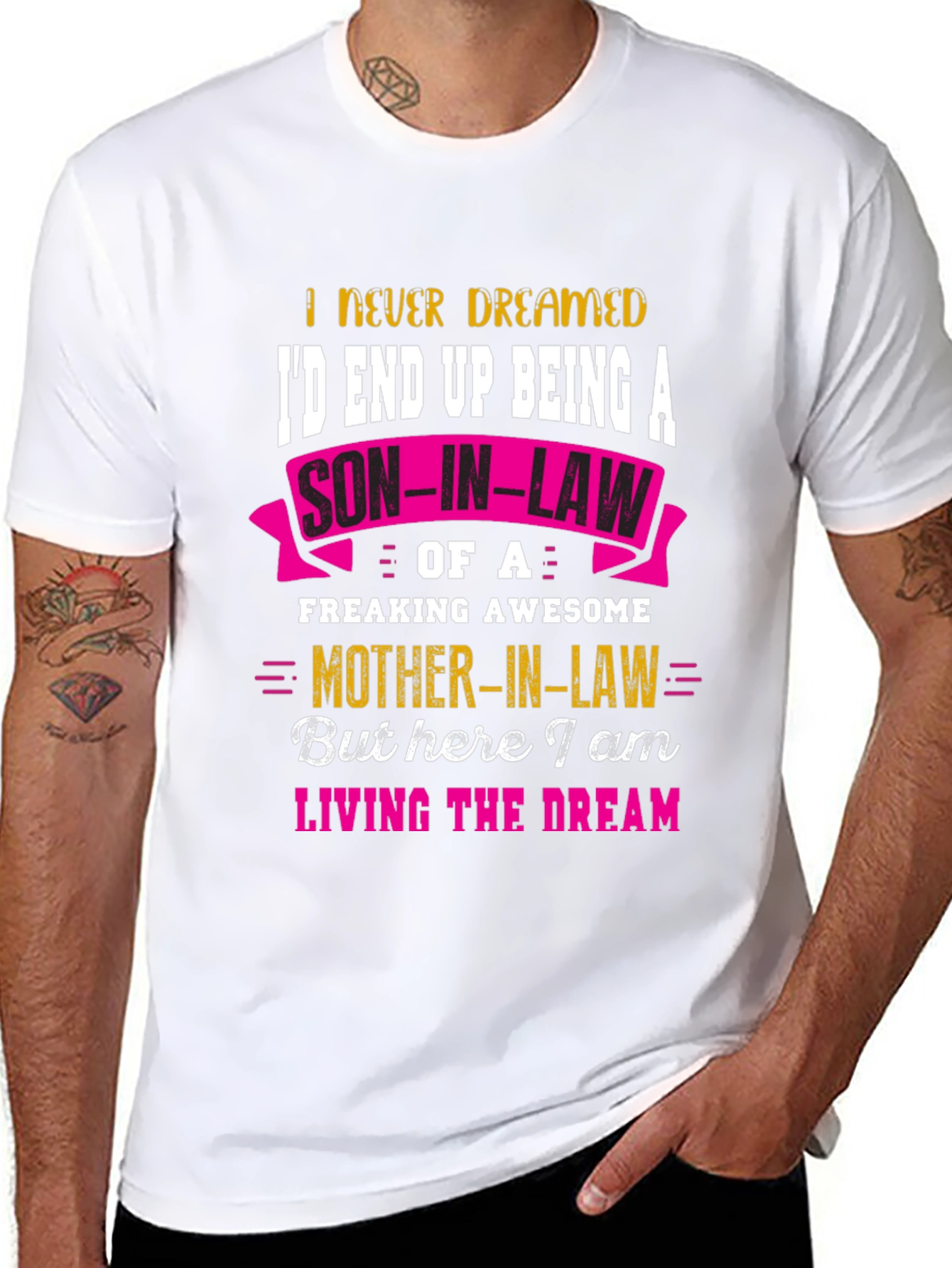 Funny Son-in-Law T-Shirt - Awesome Mother-in-Law Tee