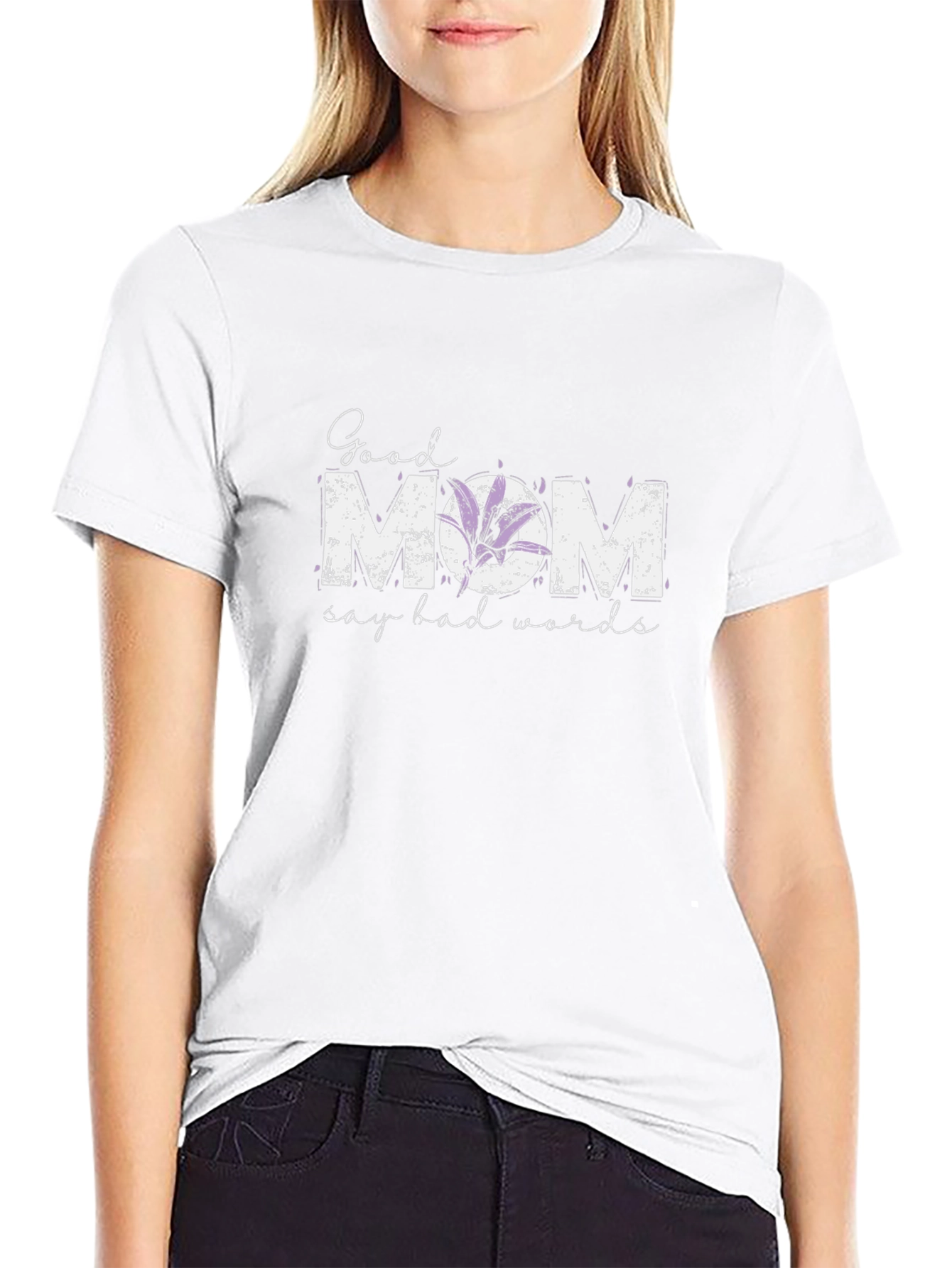 Good Mom Graphic T-Shirt - Black