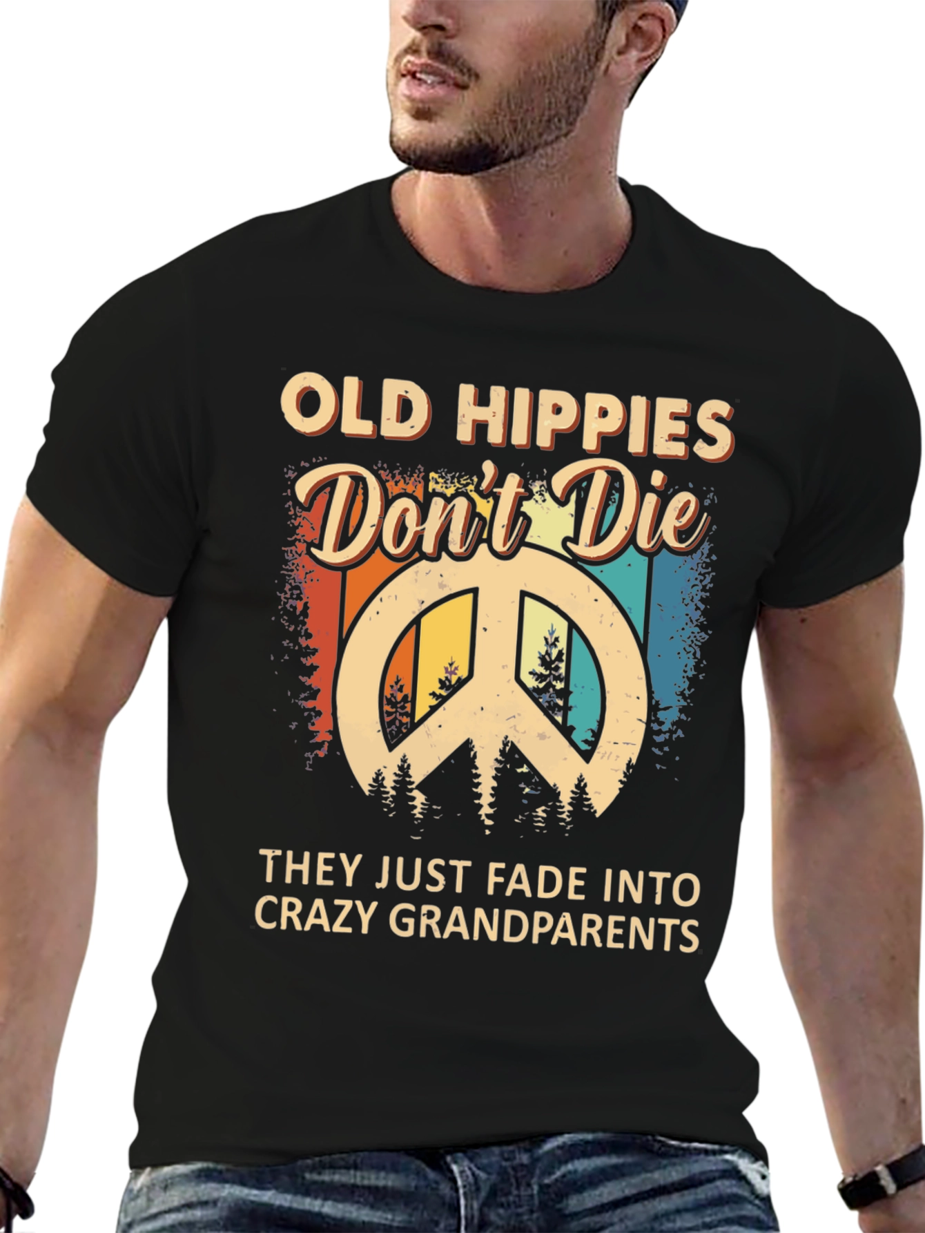 Old Hippies Dont Die T-Shirt