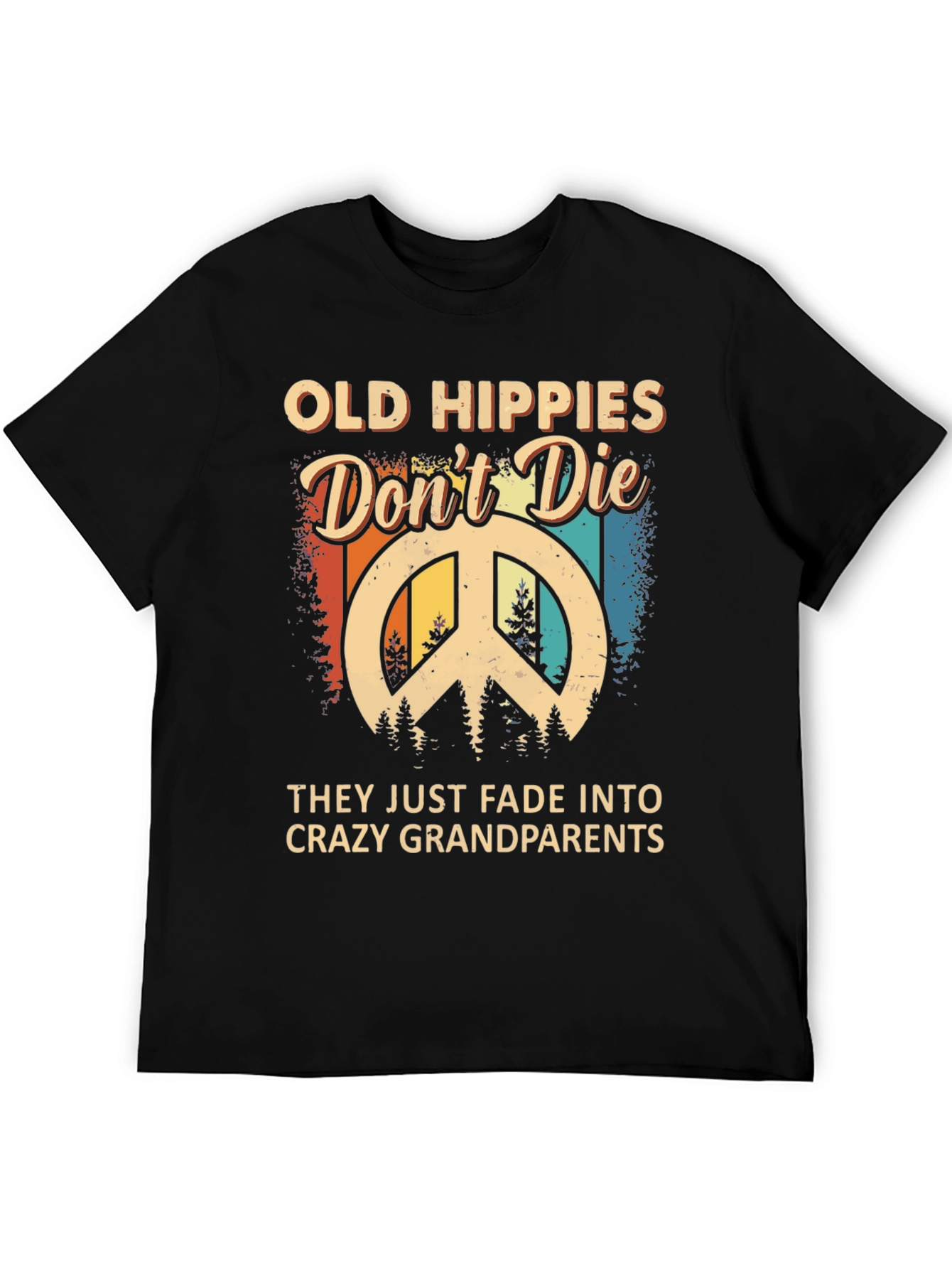 Old Hippies Dont Die T-Shirt