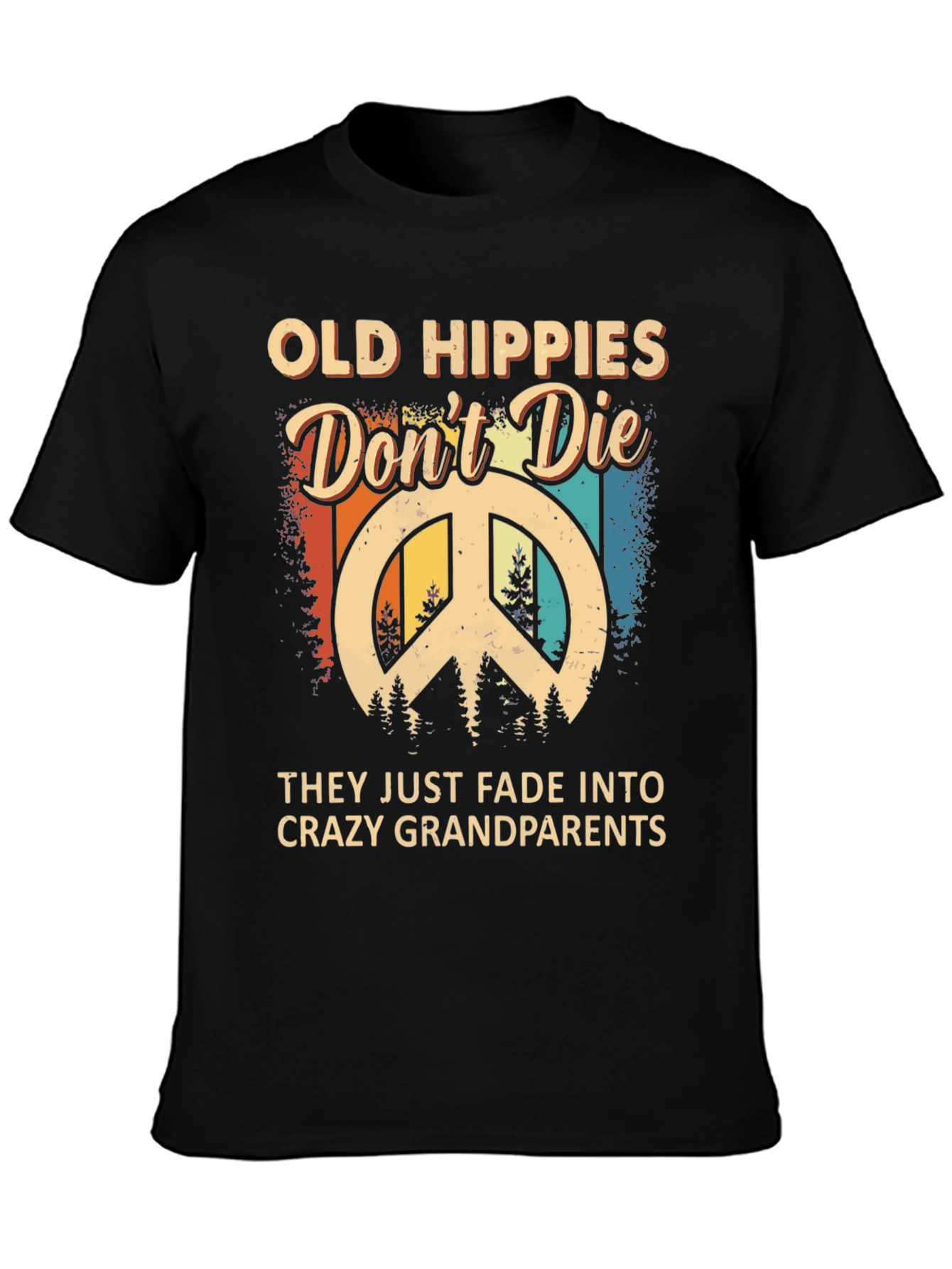Old Hippies Dont Die T-Shirt