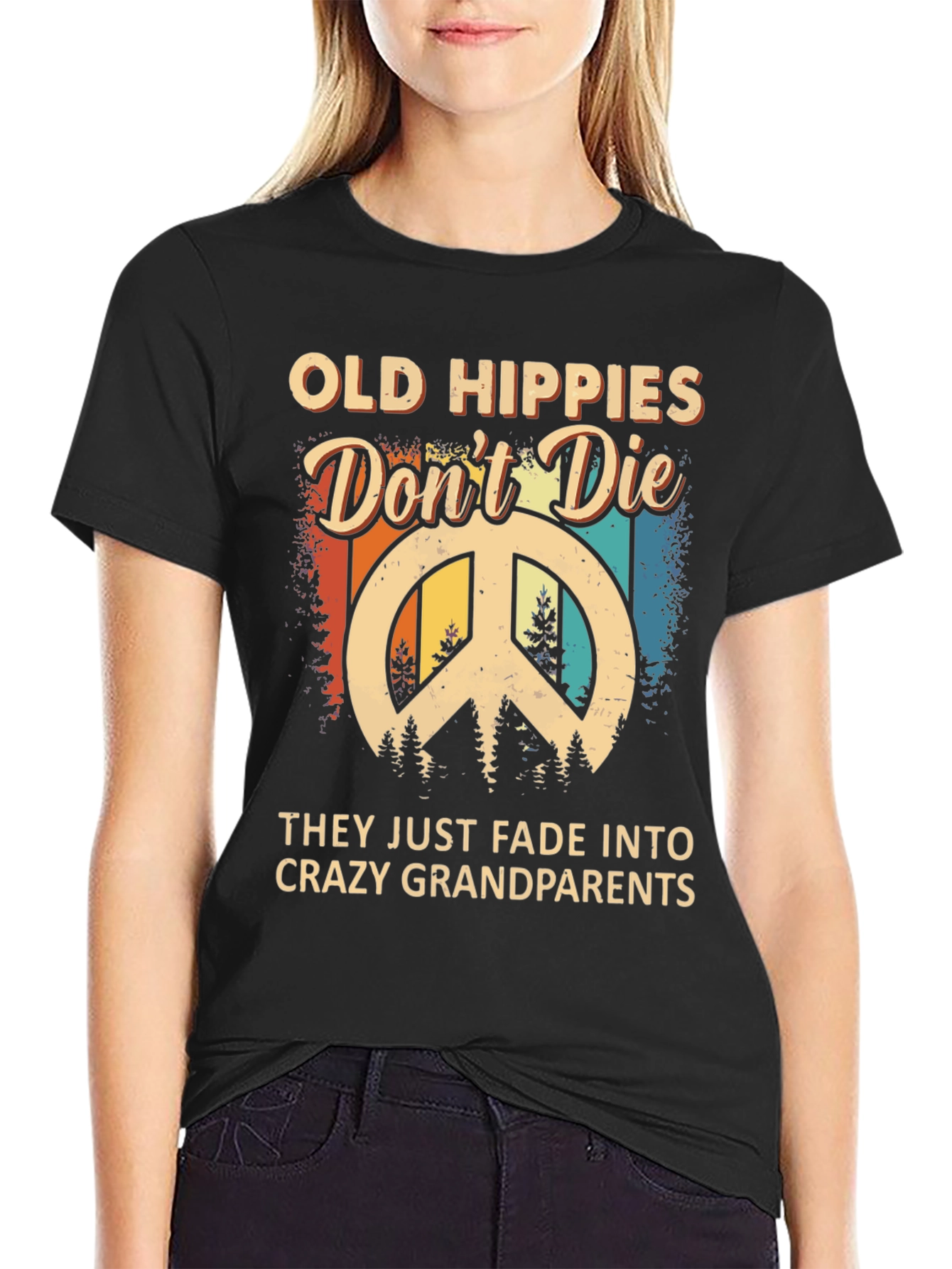 Old Hippies Dont Die T-Shirt