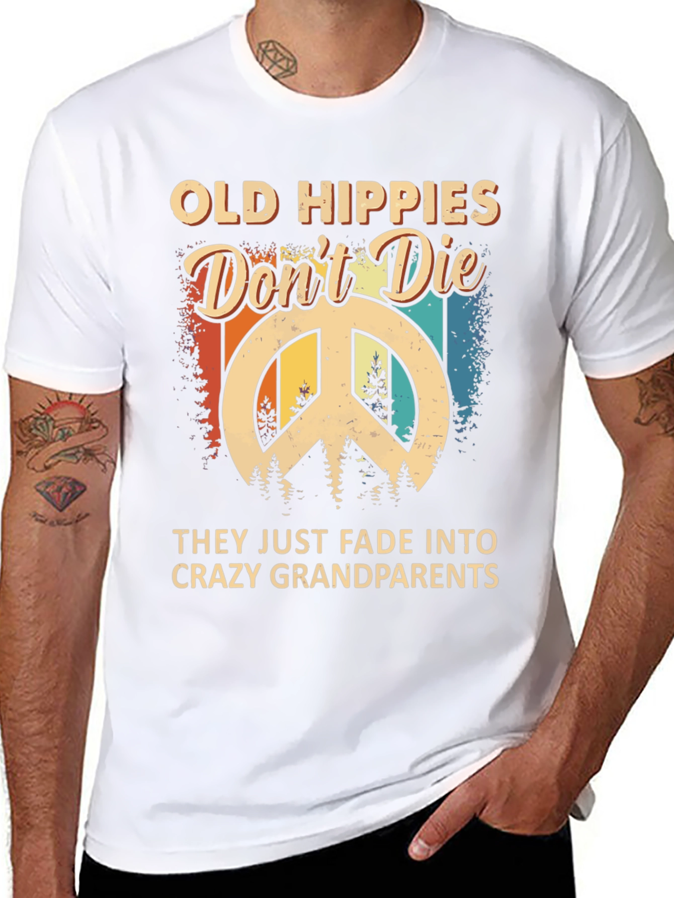 Old Hippies Dont Die T-Shirt