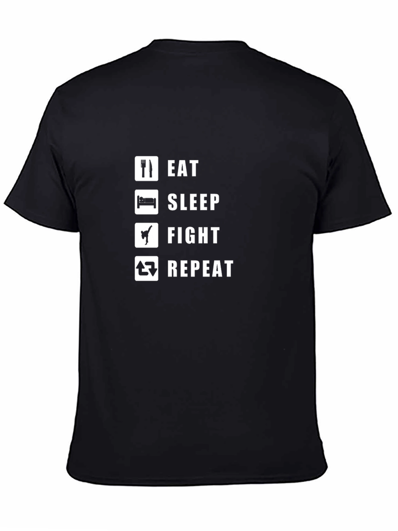 Eat Sleep Fight Repeat T-Shirt