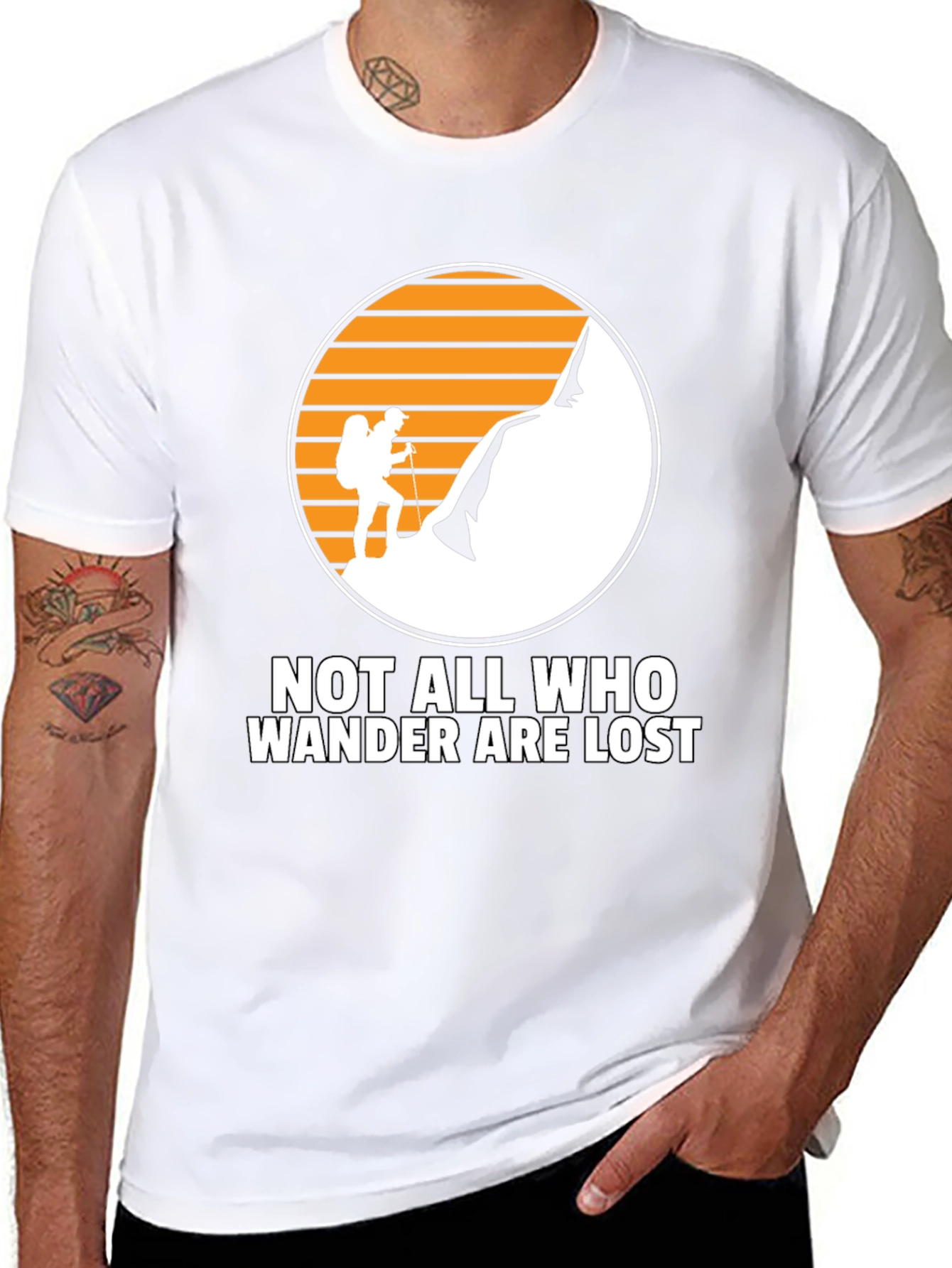 Wanderlust Tee: Not All Who Wander Are Lost Shirt