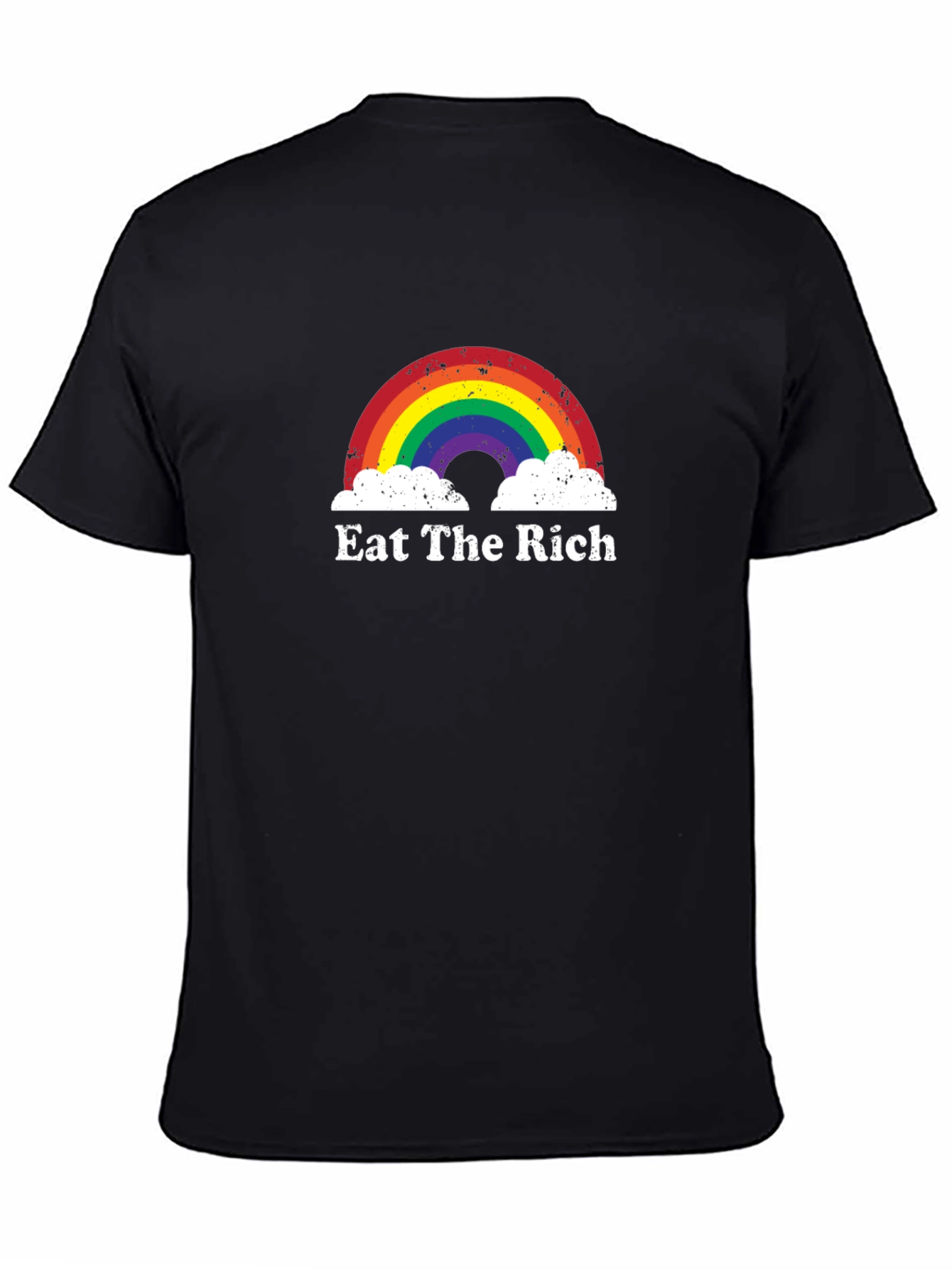 Eat The Rich Rainbow Graphic T-Shirt