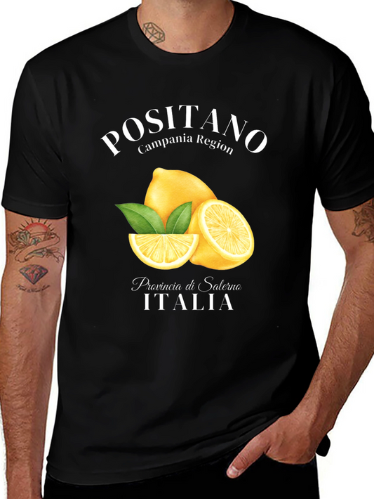 Positano Lemon T-Shirt - Campania Italy Souvenir