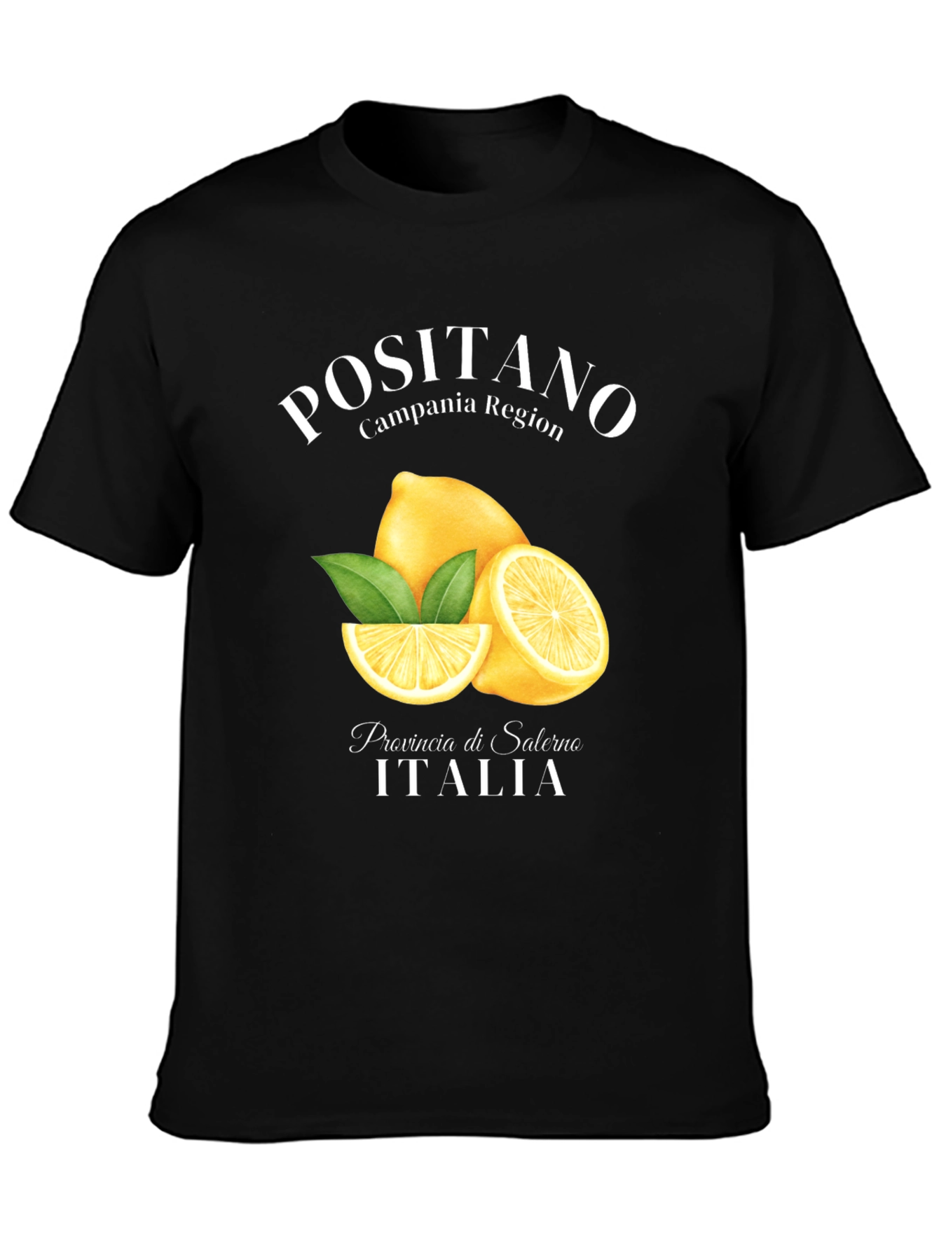 Positano Lemon T-Shirt - Campania Italy Souvenir