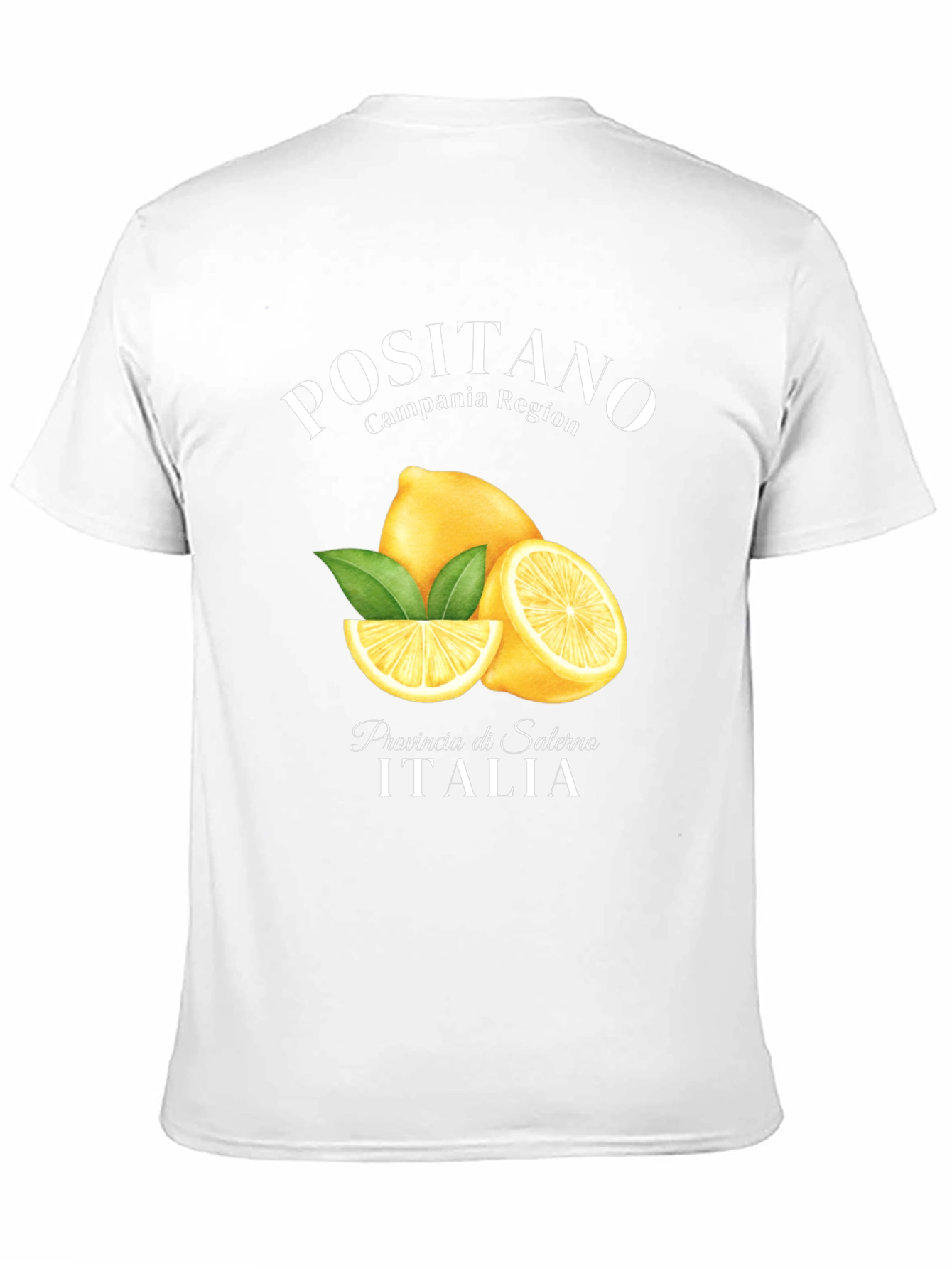 Positano Lemon T-Shirt - Campania Italy Souvenir