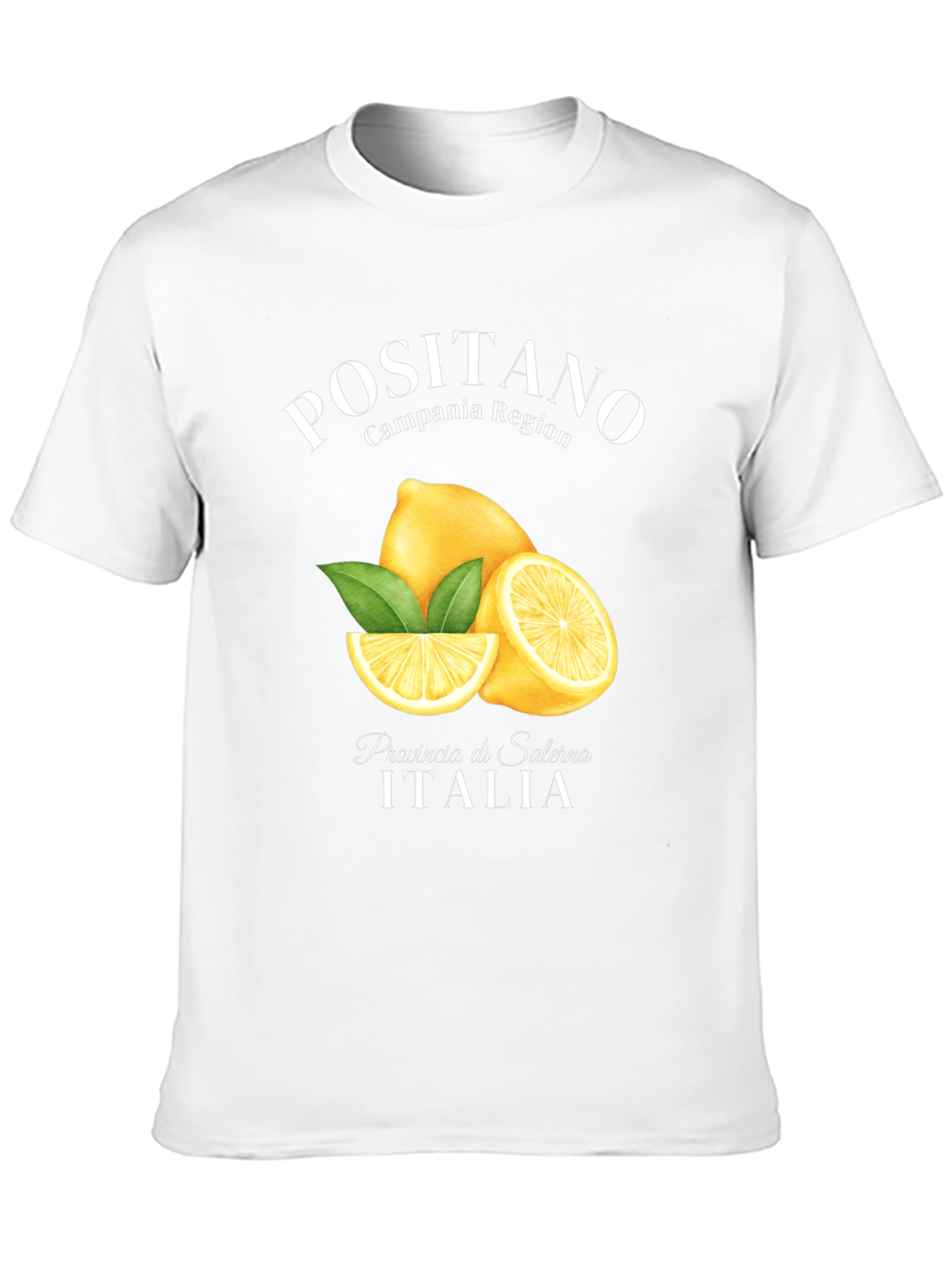 Positano Lemon T-Shirt - Campania Italy Souvenir