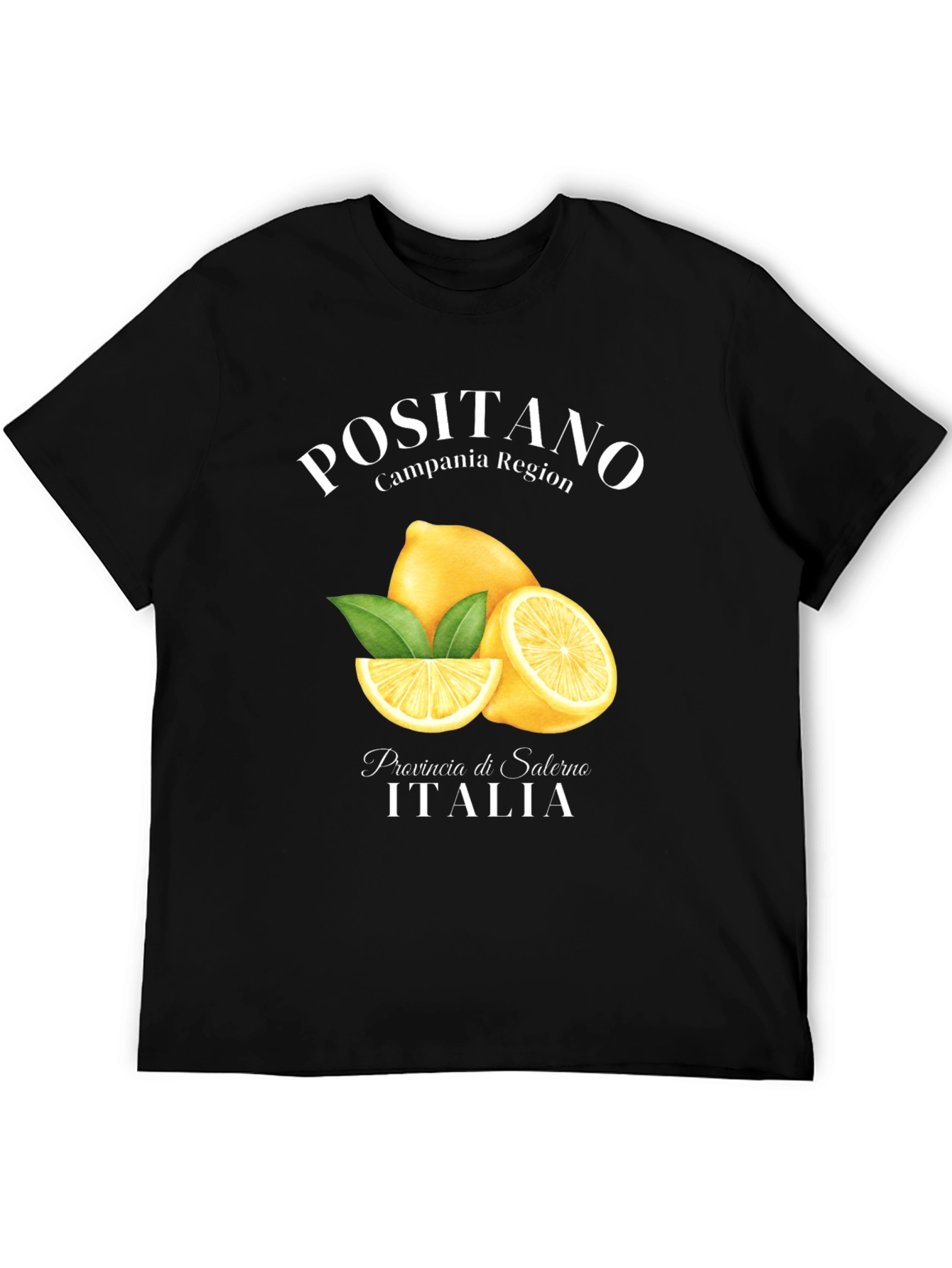 Positano Lemon T-Shirt - Campania Italy Souvenir