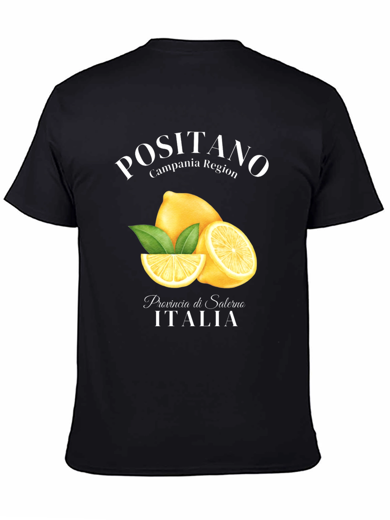 Positano Lemon T-Shirt - Campania Italy Souvenir