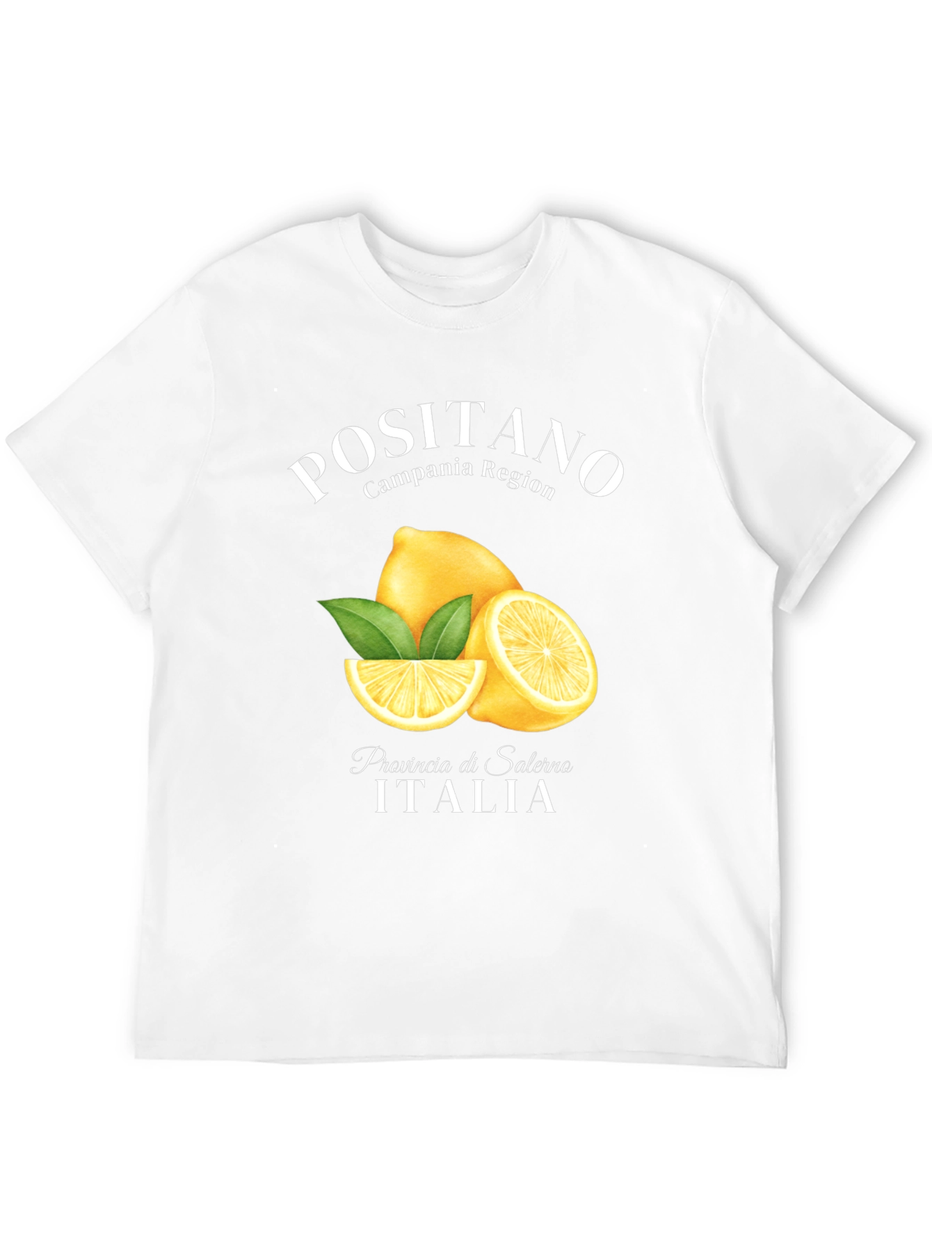 Positano Lemon T-Shirt - Campania Italy Souvenir