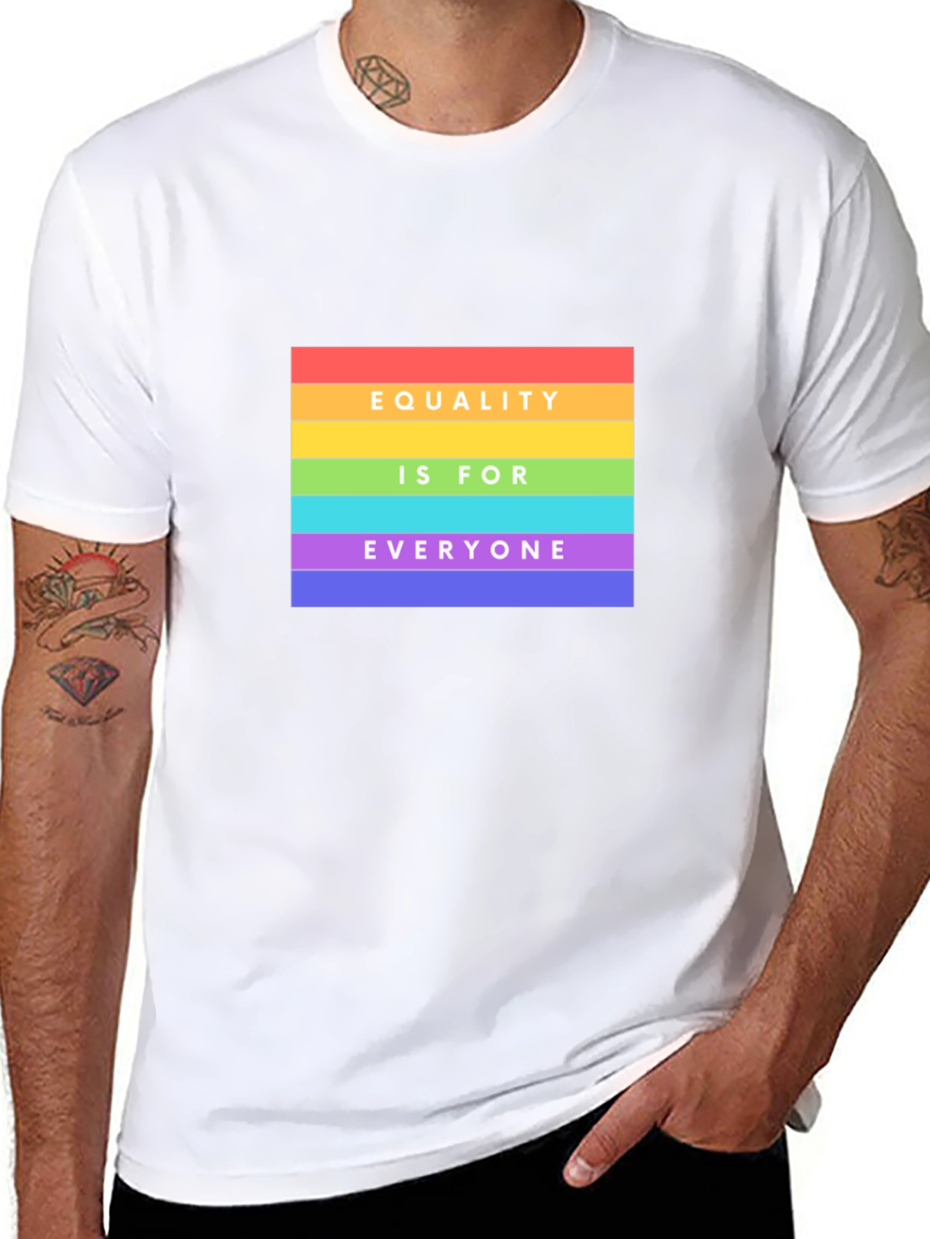 Equality Rainbow T-Shirt - Pride Month Apparel