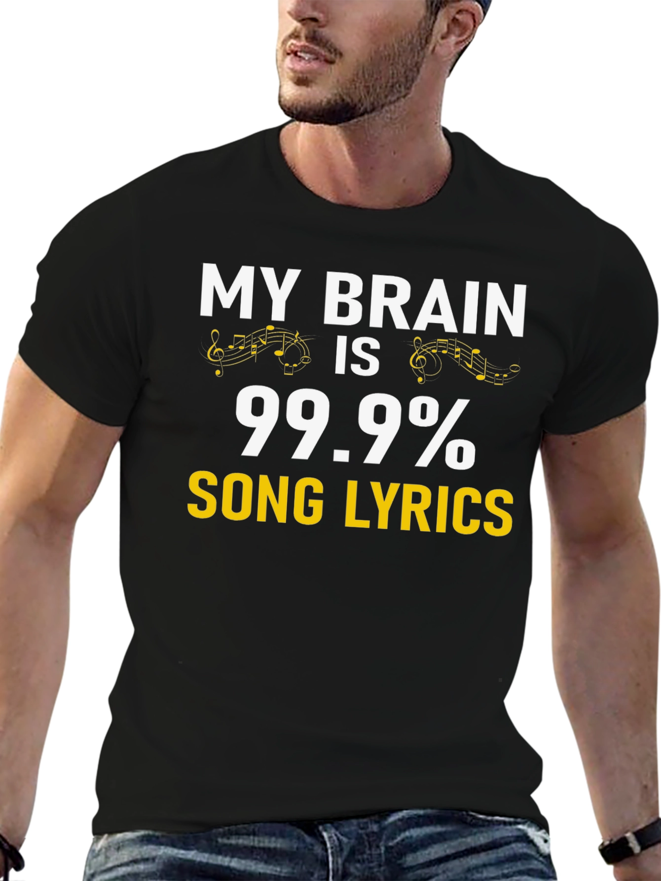 99.9% Song Lyrics Music Lover T-Shirt