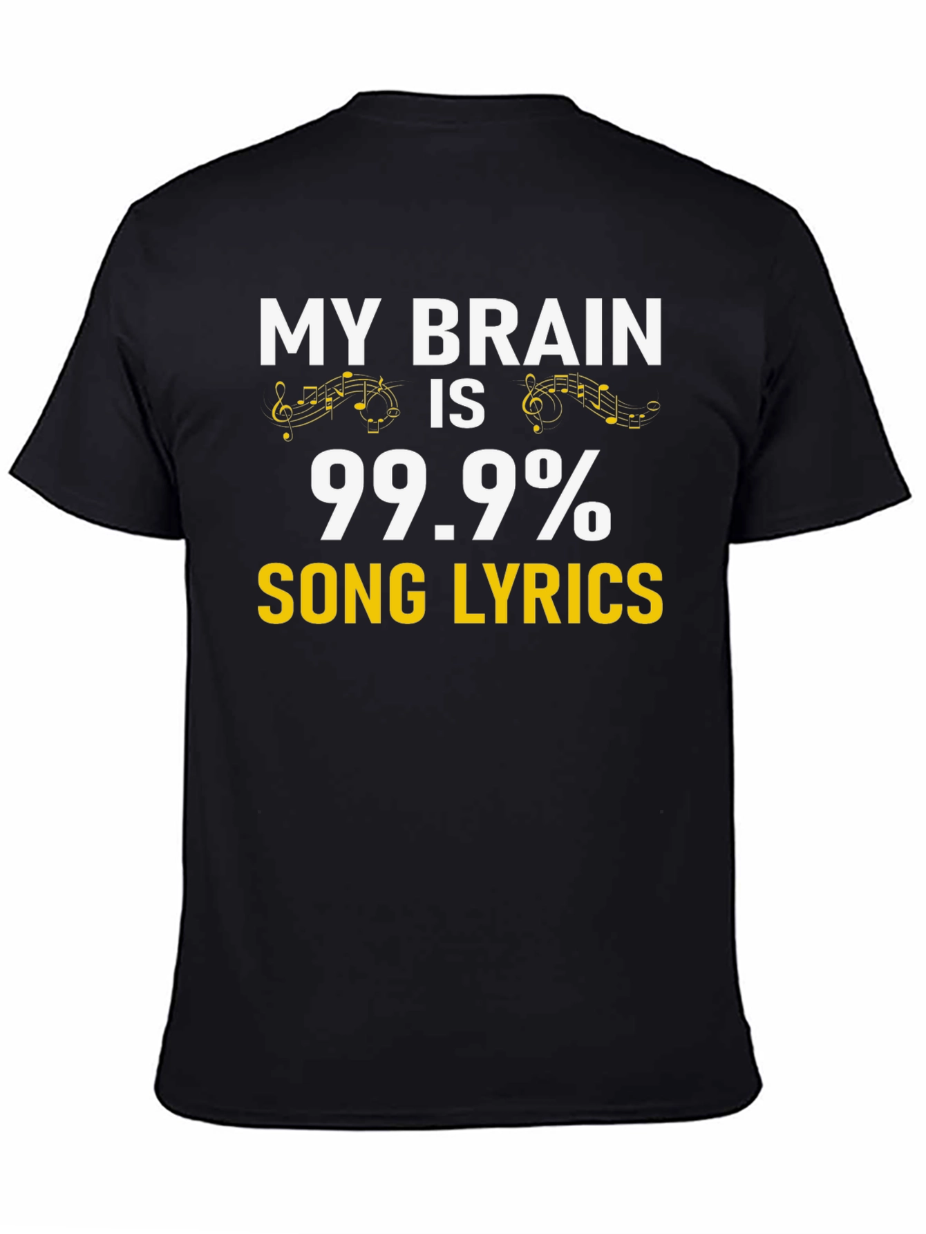 99.9% Song Lyrics Music Lover T-Shirt
