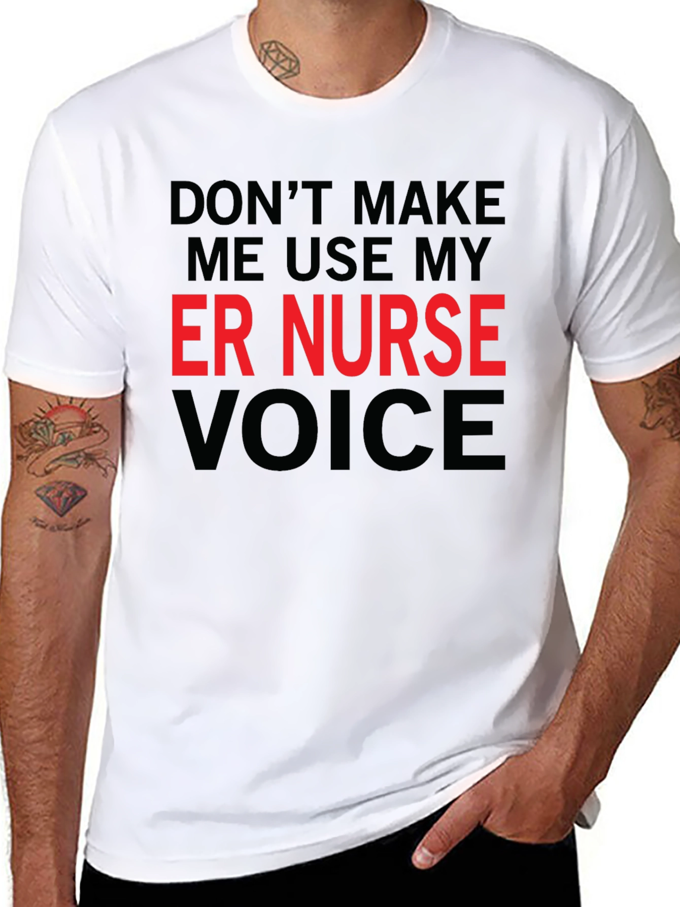 ER Nurse Voice T-Shirt - Funny Emergency Room Apparel