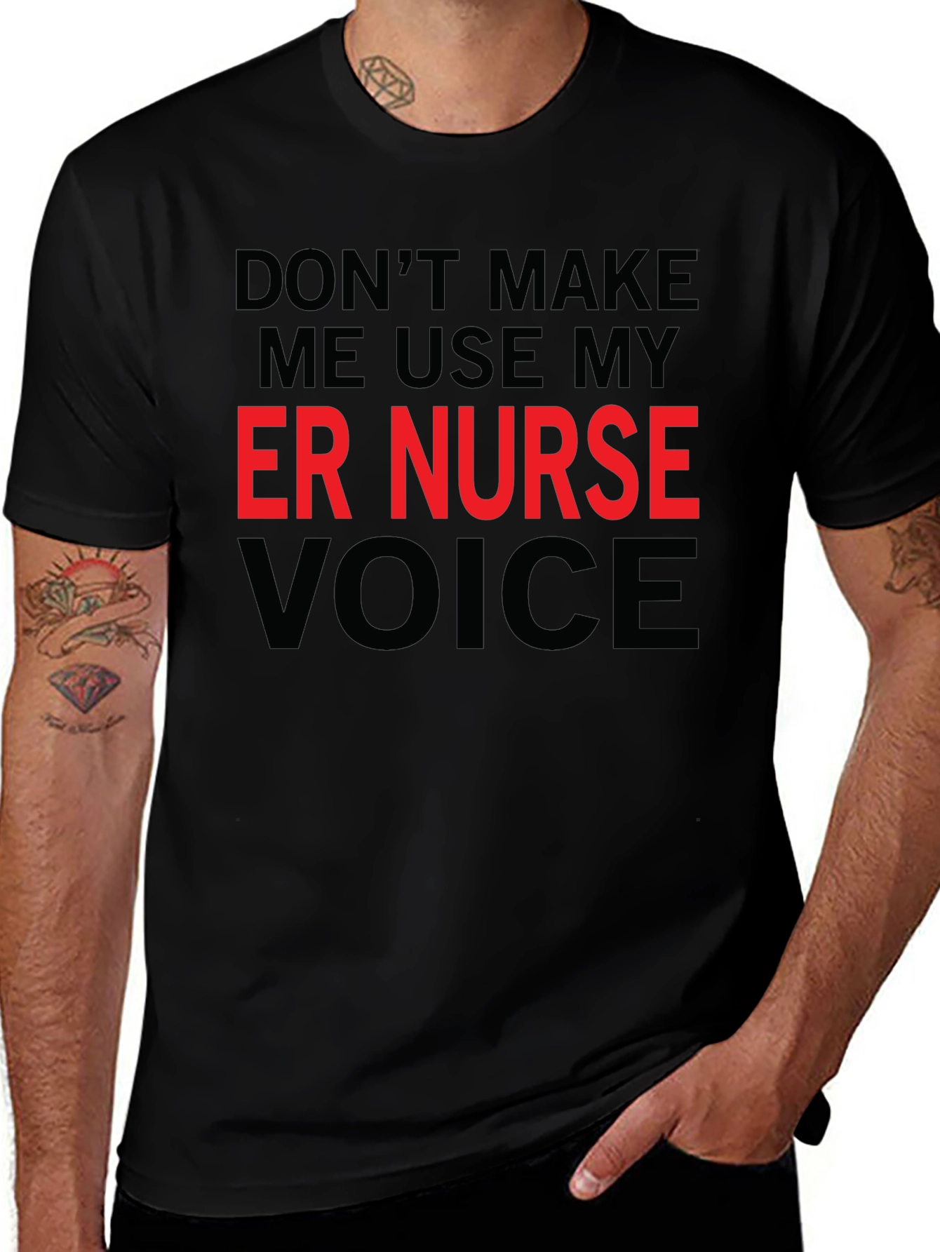 ER Nurse Voice T-Shirt - Funny Emergency Room Apparel