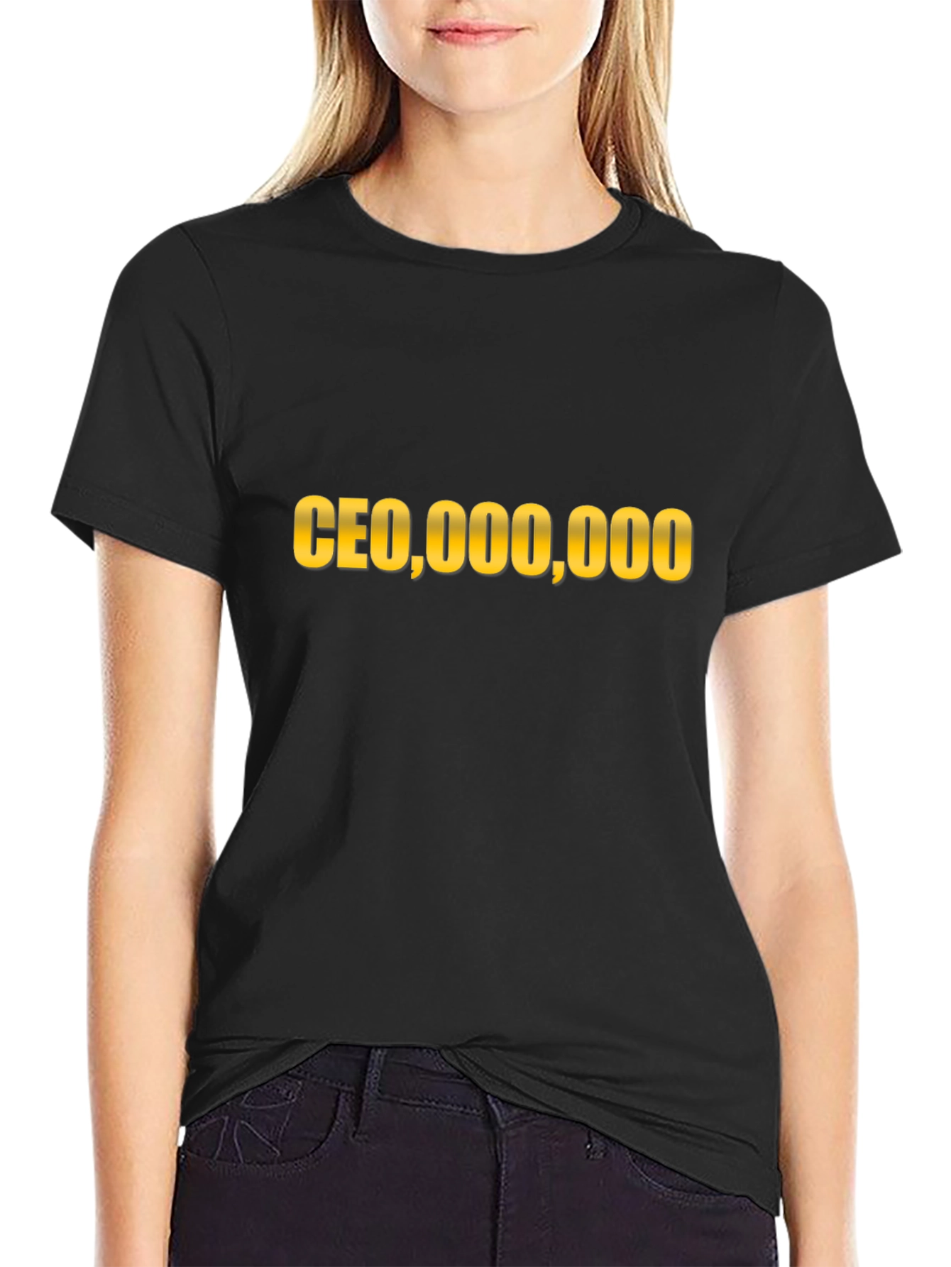 CEO Millionaire T-Shirt - Black Cotton Tee