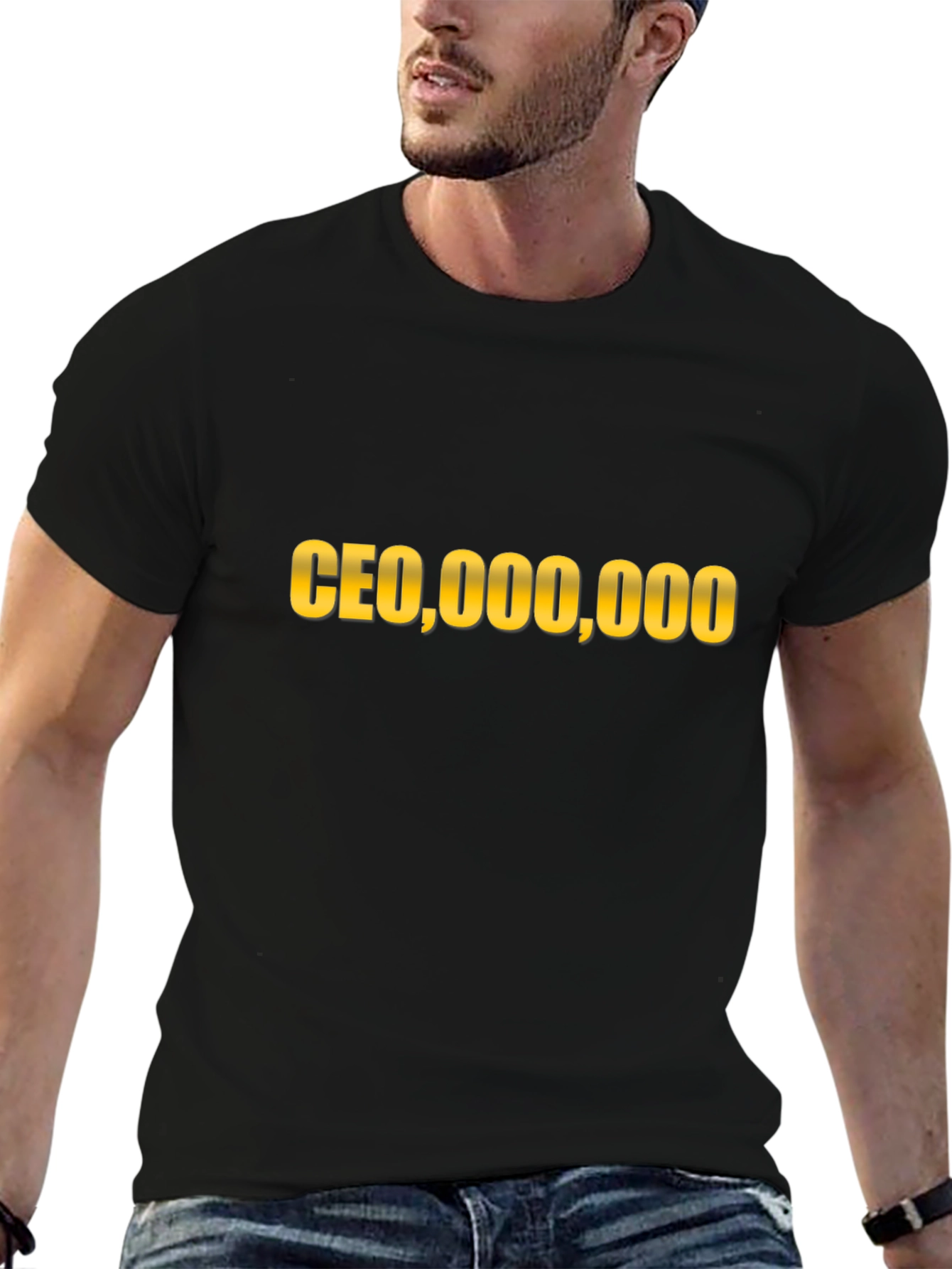 CEO Millionaire T-Shirt - Black Cotton Tee