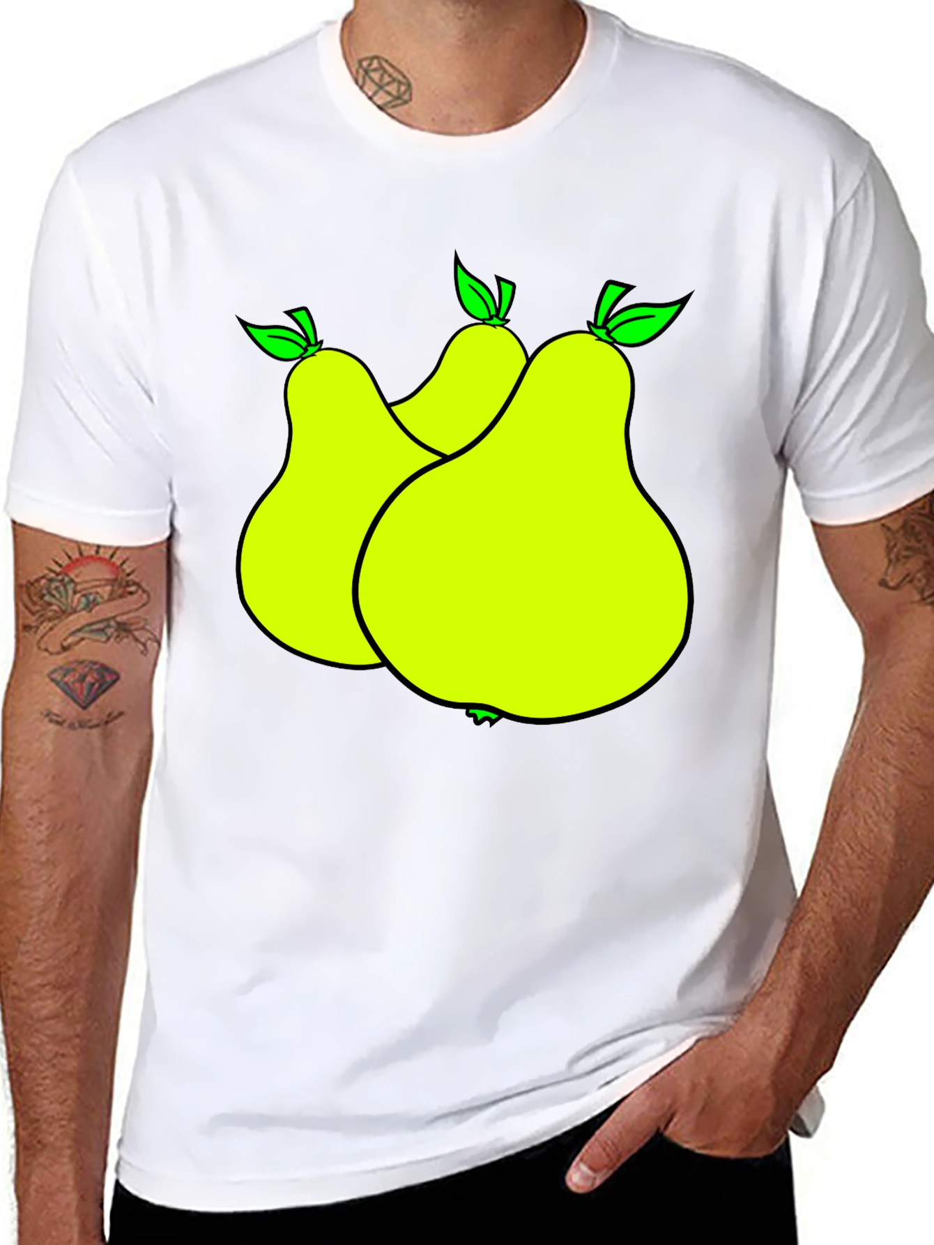 Pear Graphic Tee - Unisex Fruit Design