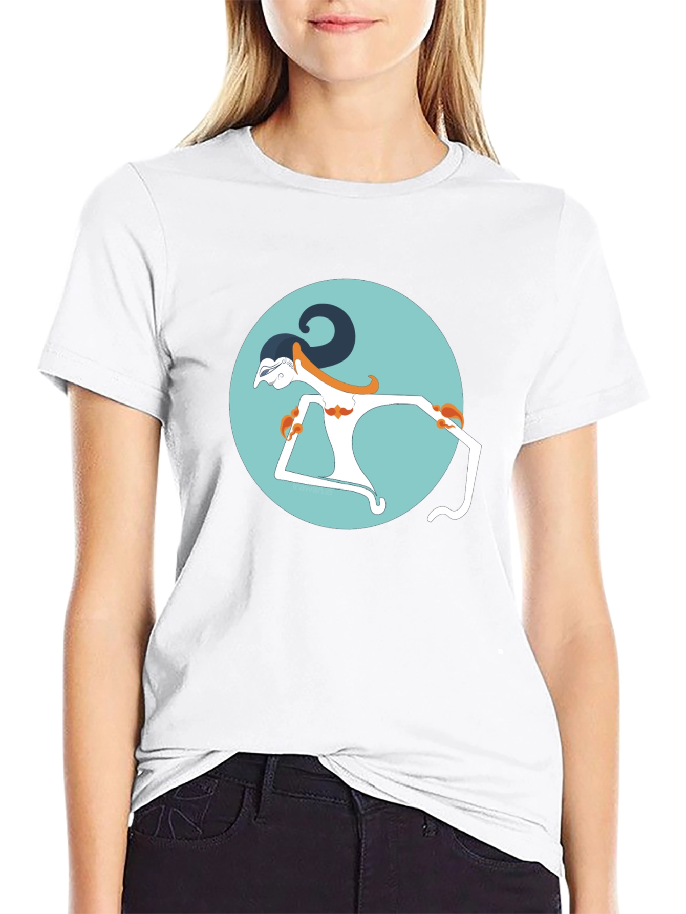 Wayang Kulit Black Graphic Tee