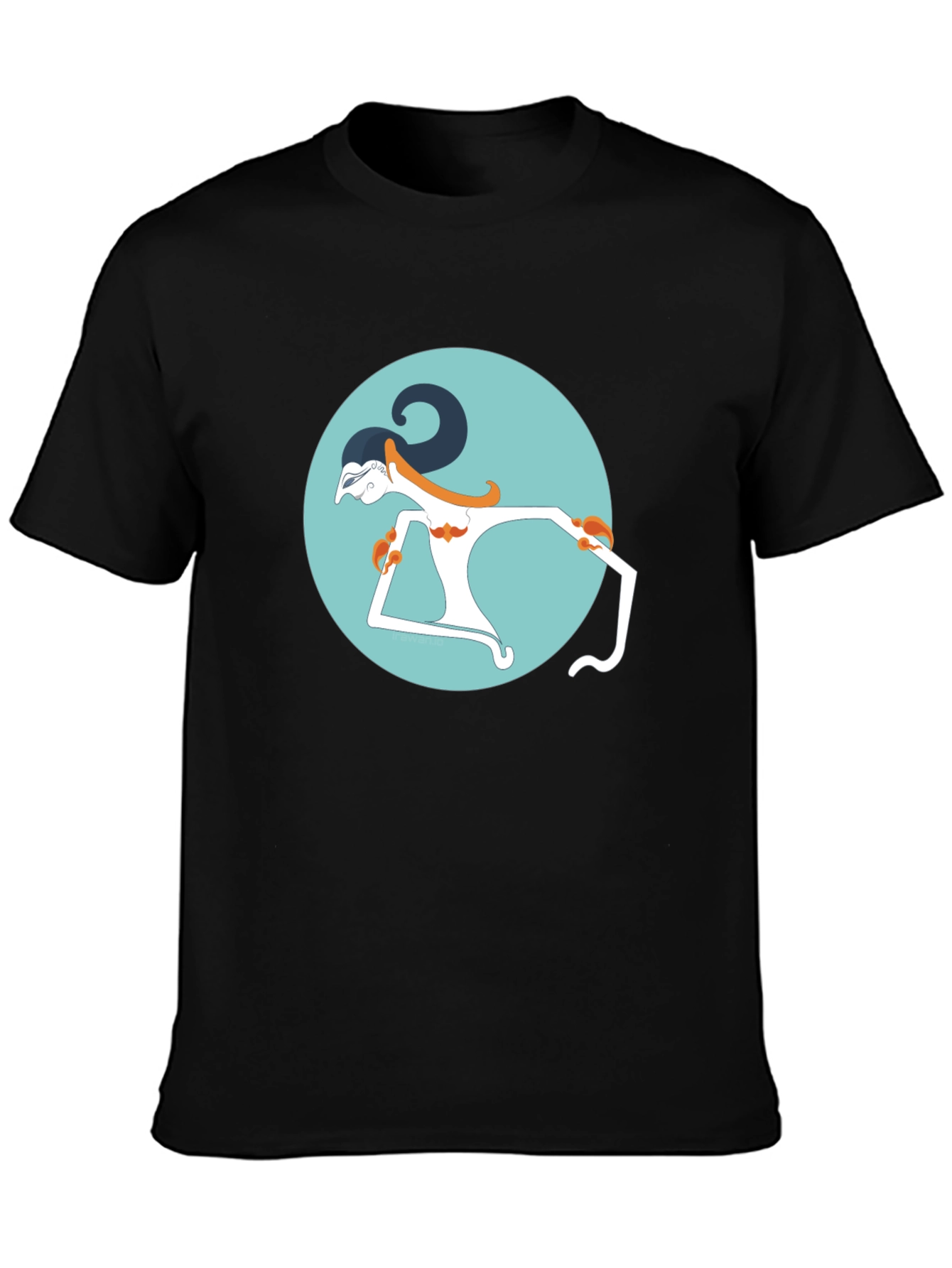 Wayang Kulit Black Graphic Tee
