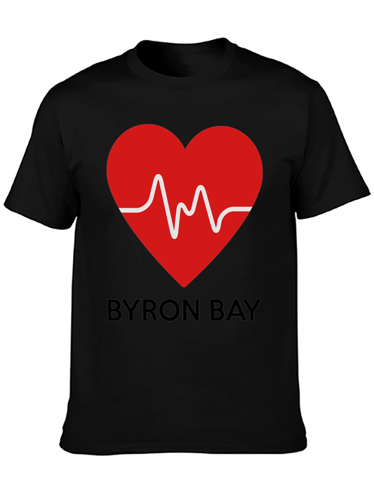 Byron Bay Heartbeat Graphic Tee