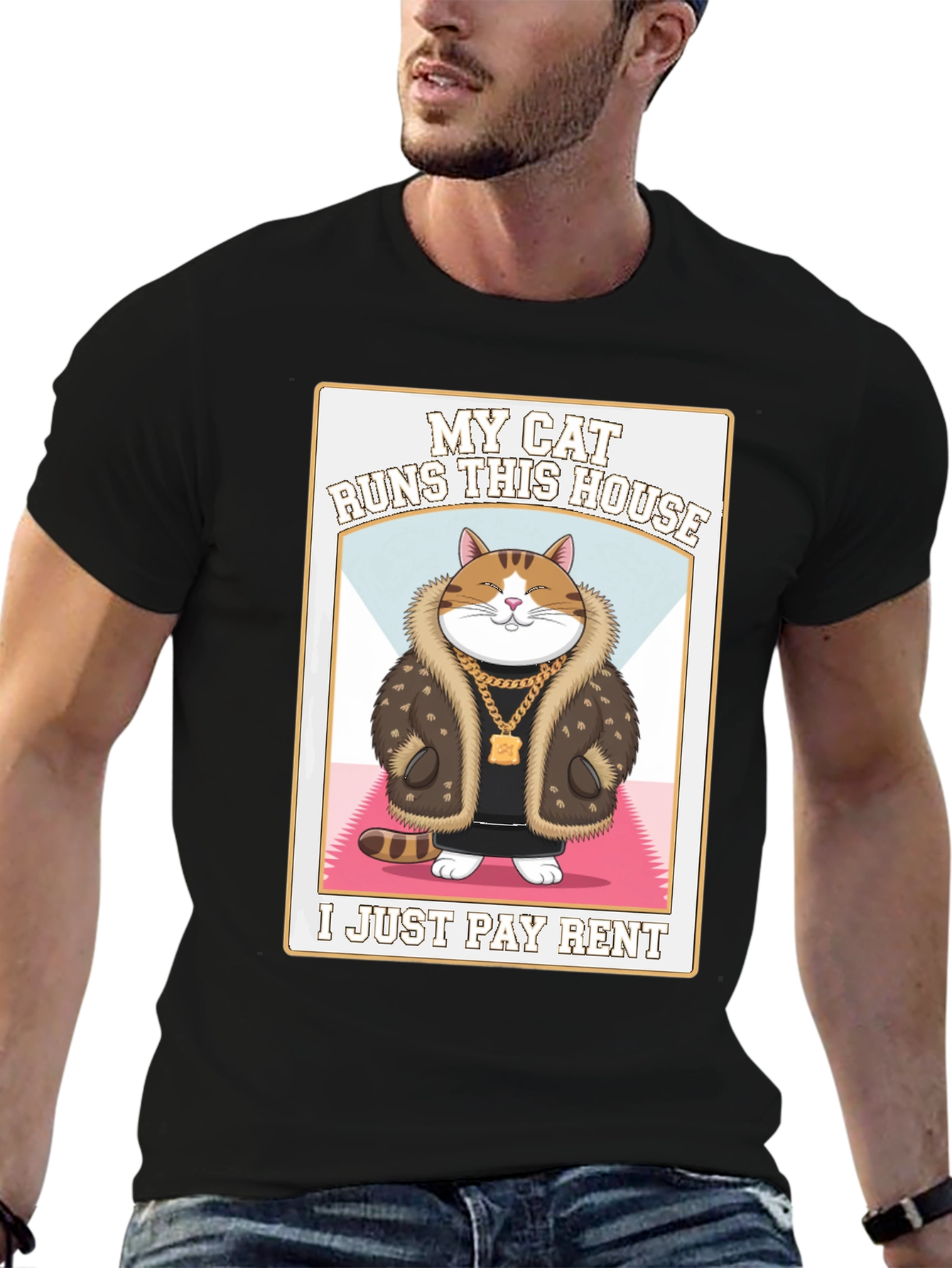My Cat Runs This House T-Shirt