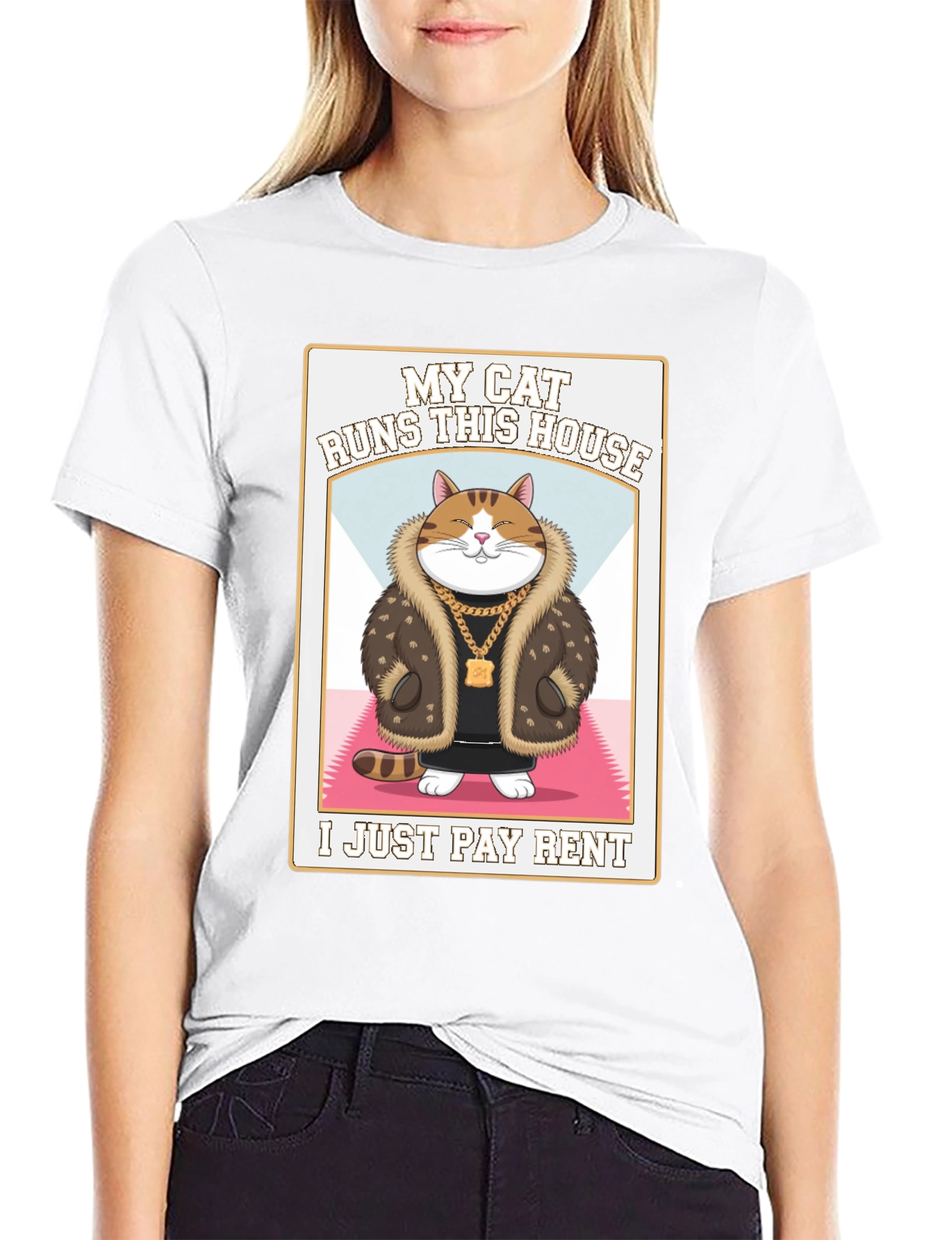 My Cat Runs This House T-Shirt