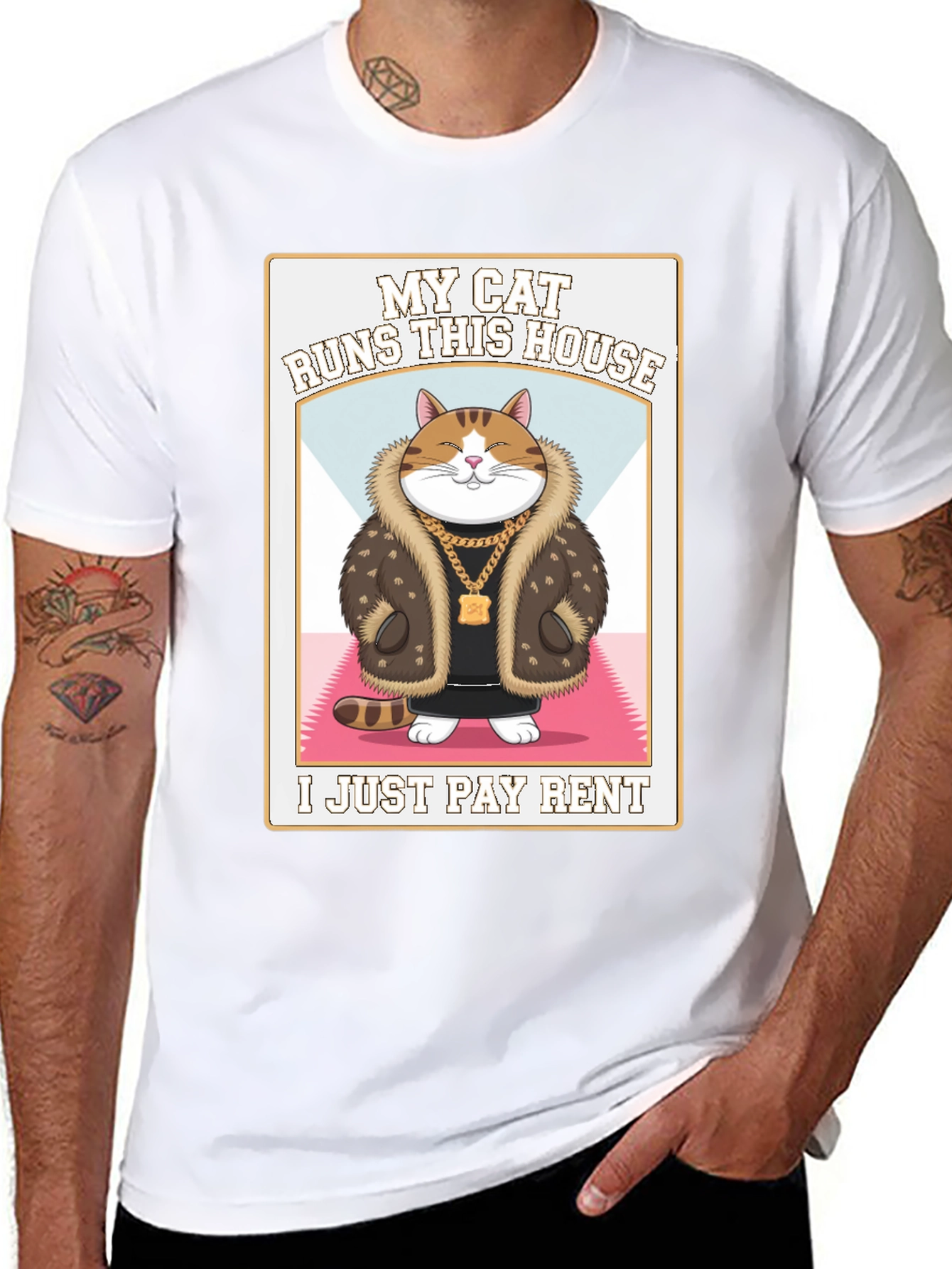 My Cat Runs This House T-Shirt
