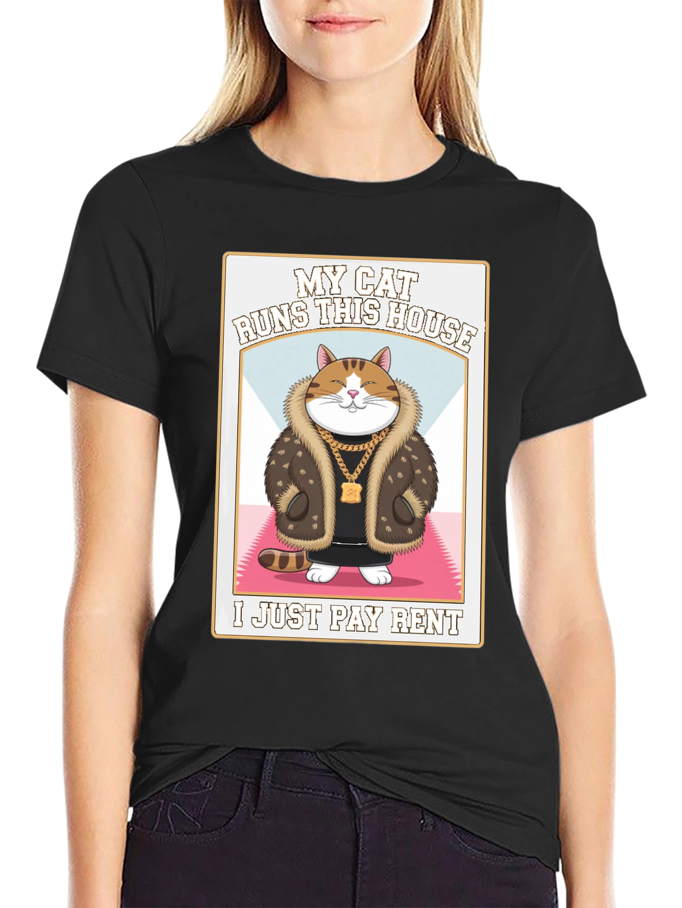 My Cat Runs This House T-Shirt