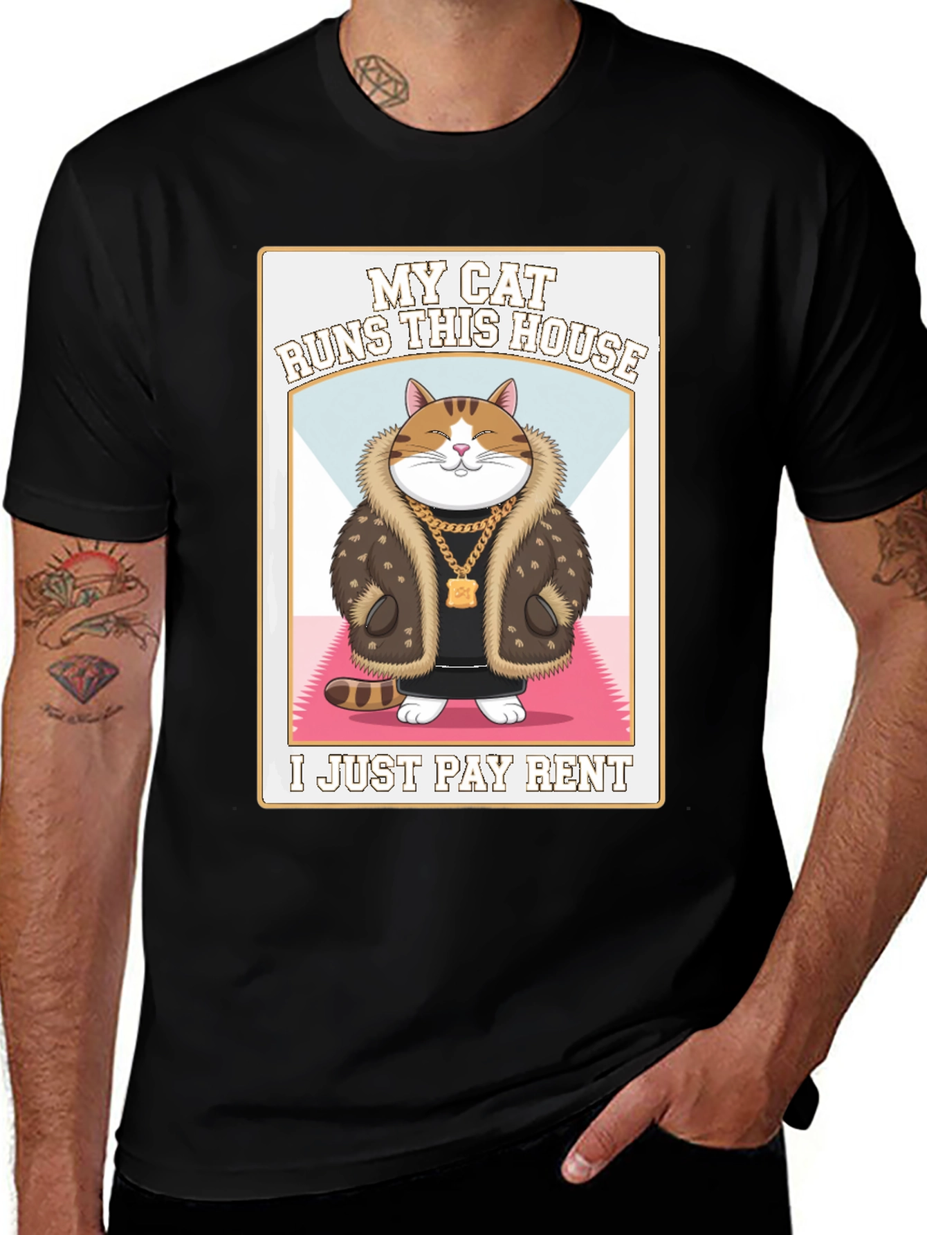 My Cat Runs This House T-Shirt