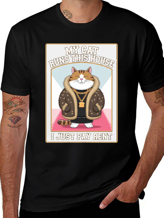 My Cat Runs This House T-Shirt