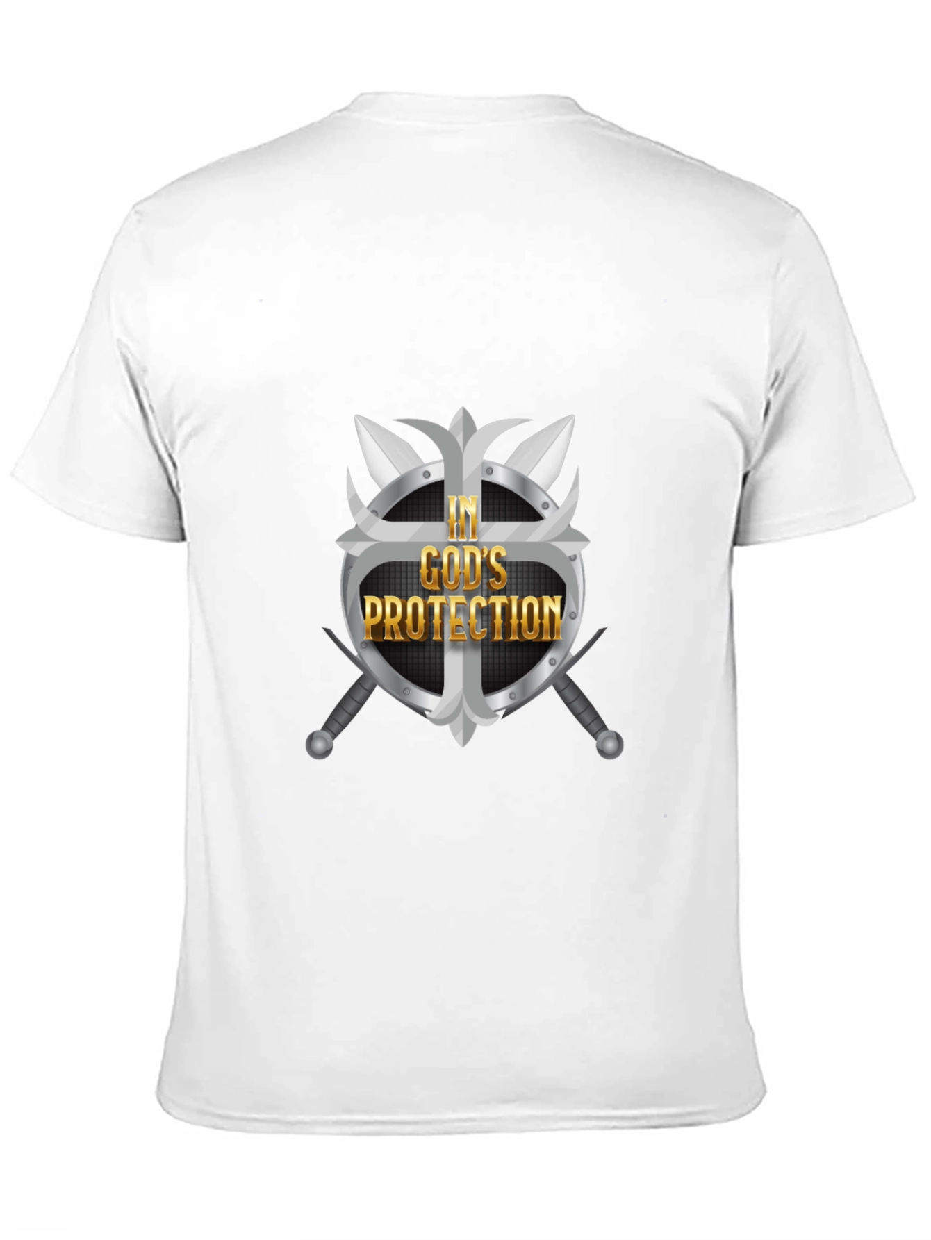 In Gods Protection Graphic Tee - Black