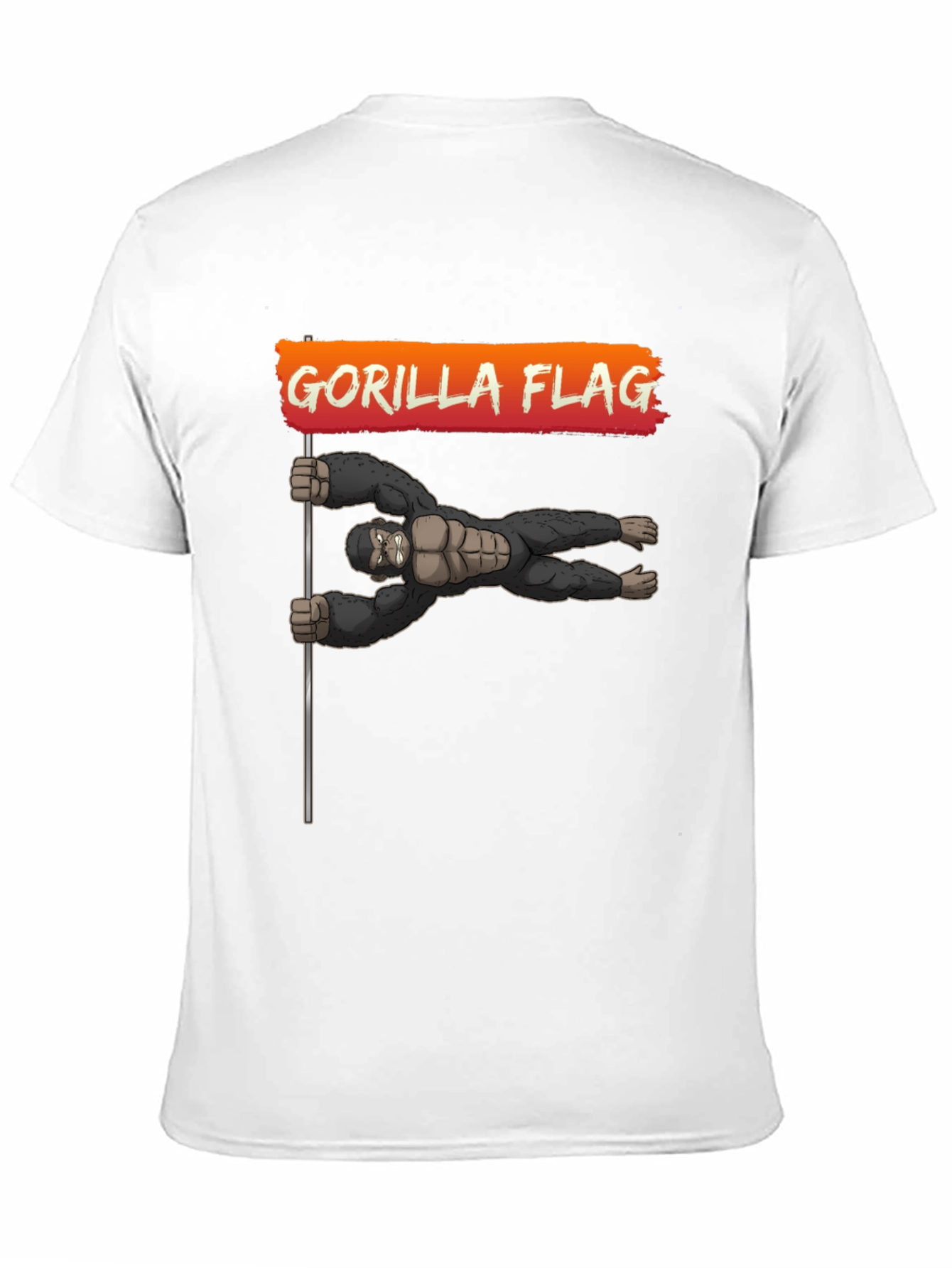 Gorilla Flag T-Shirt - Black Graphic Tee