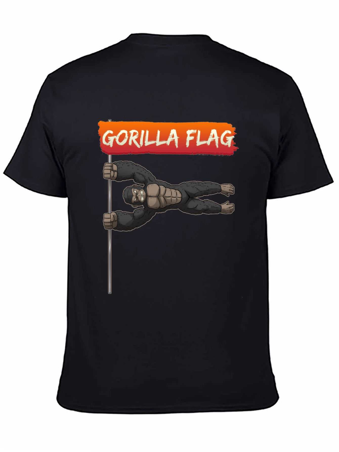 Gorilla Flag T-Shirt - Black Graphic Tee