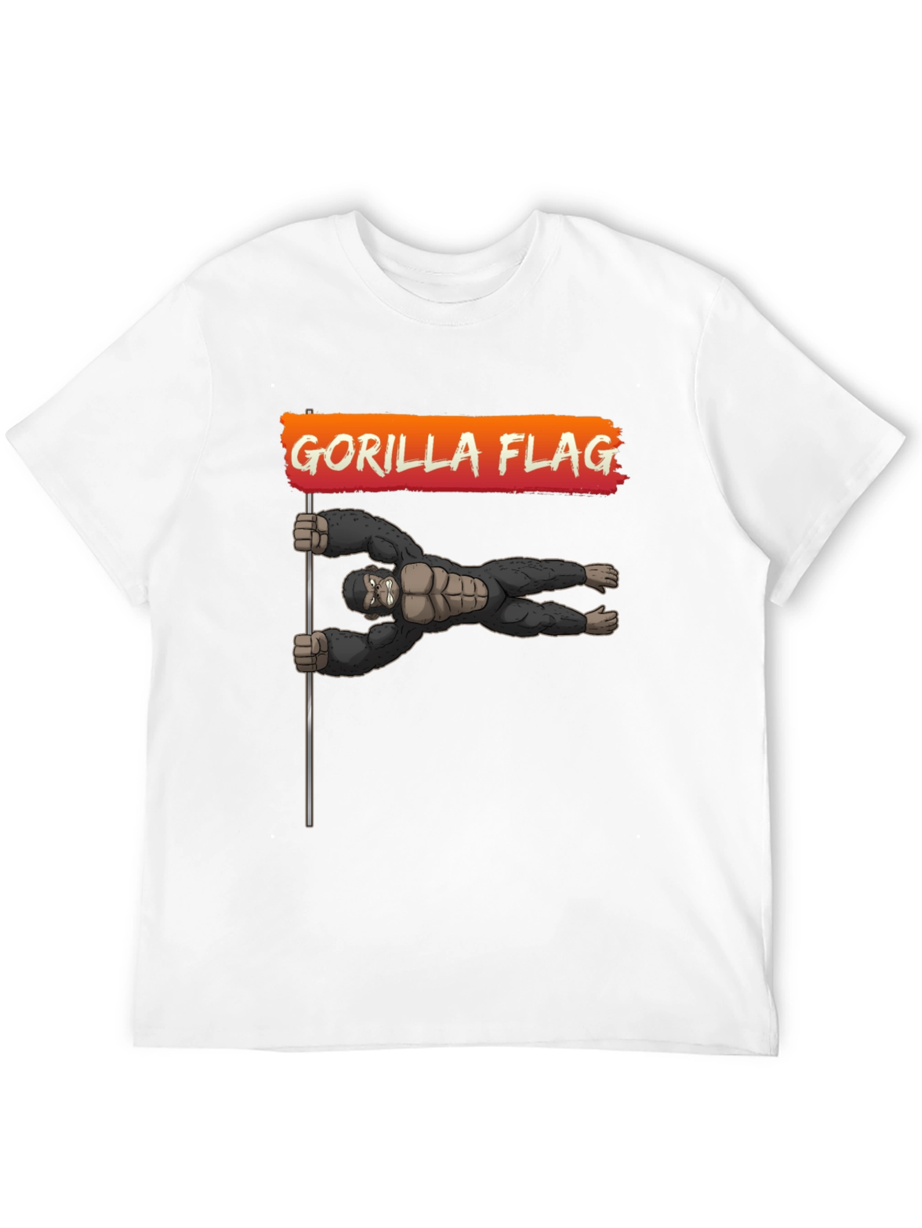 Gorilla Flag T-Shirt - Black Graphic Tee