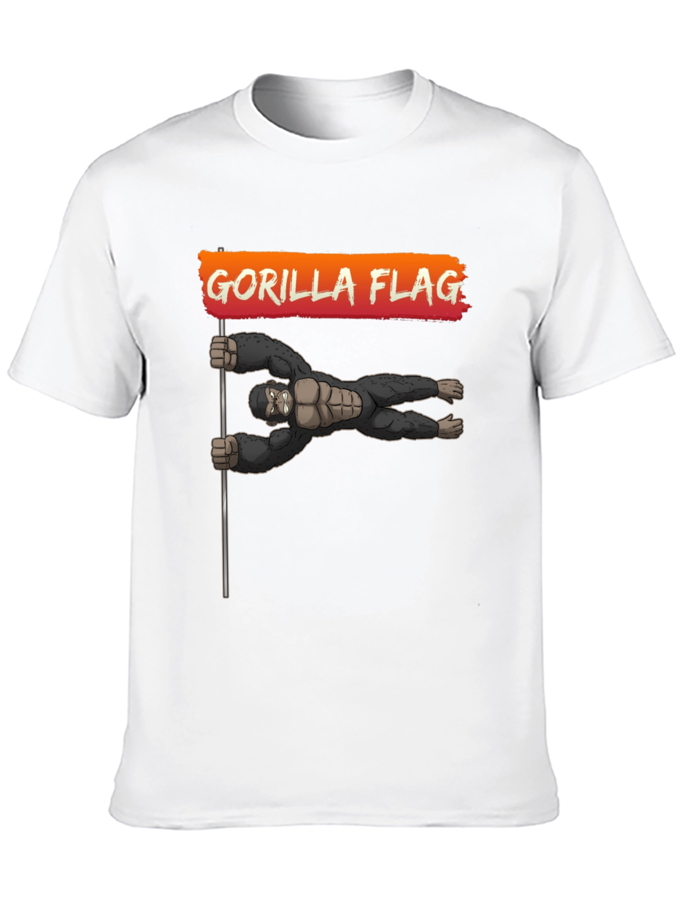 Gorilla Flag T-Shirt - Black Graphic Tee