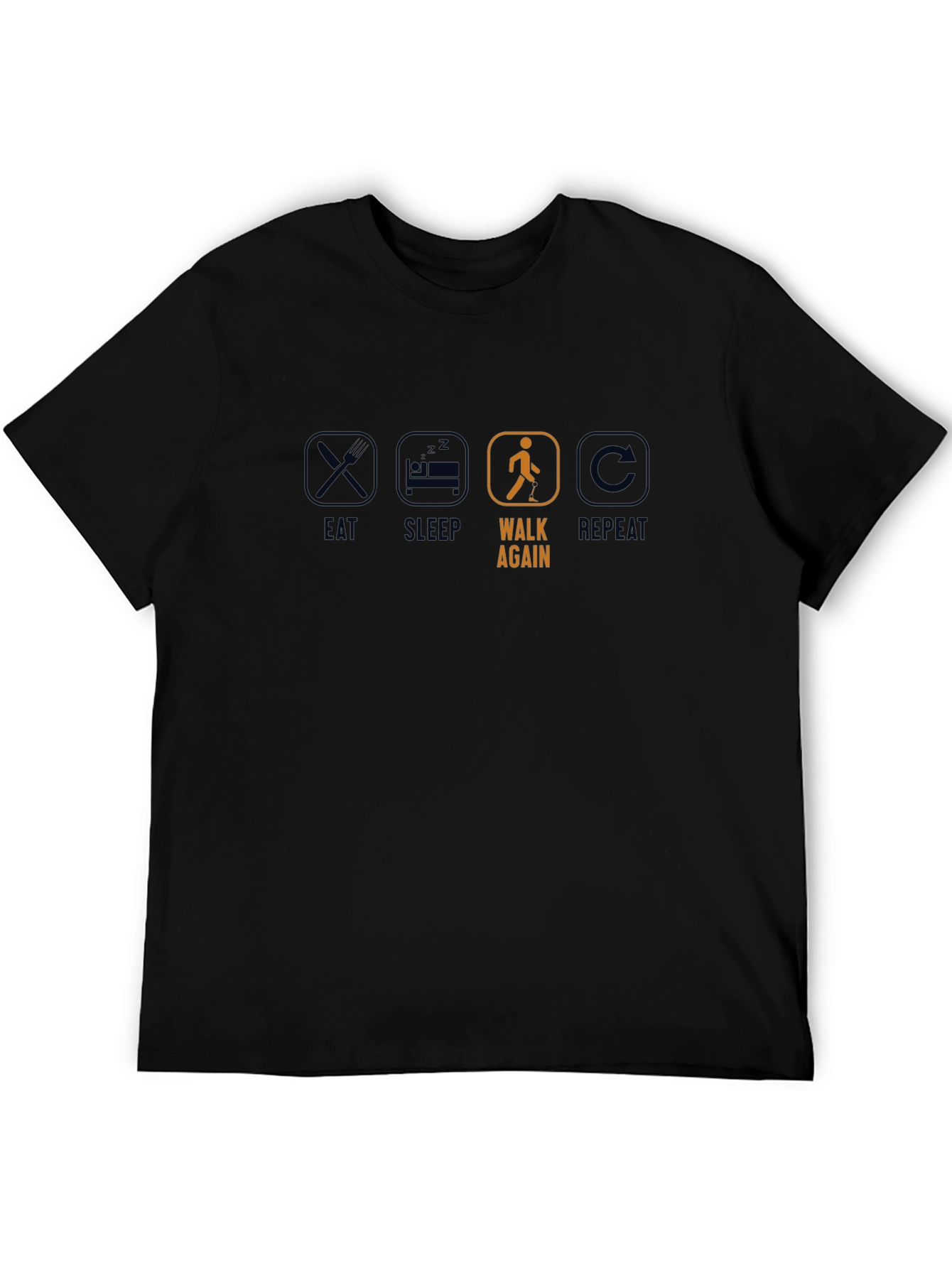 Eat Sleep Walk Again Repeat T-Shirt