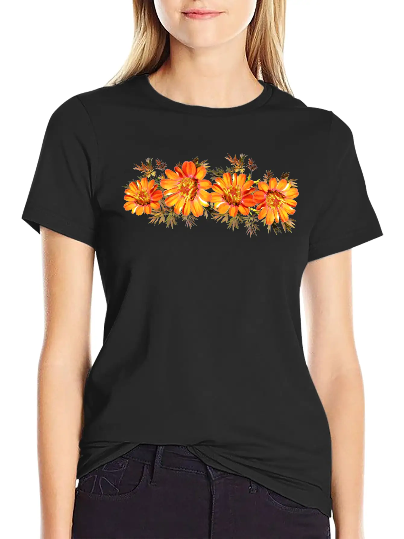 Nature Flowers Blumen Spring Garten Garden Unisex Casual T-Shirt – Clean Design For Daily Comfort