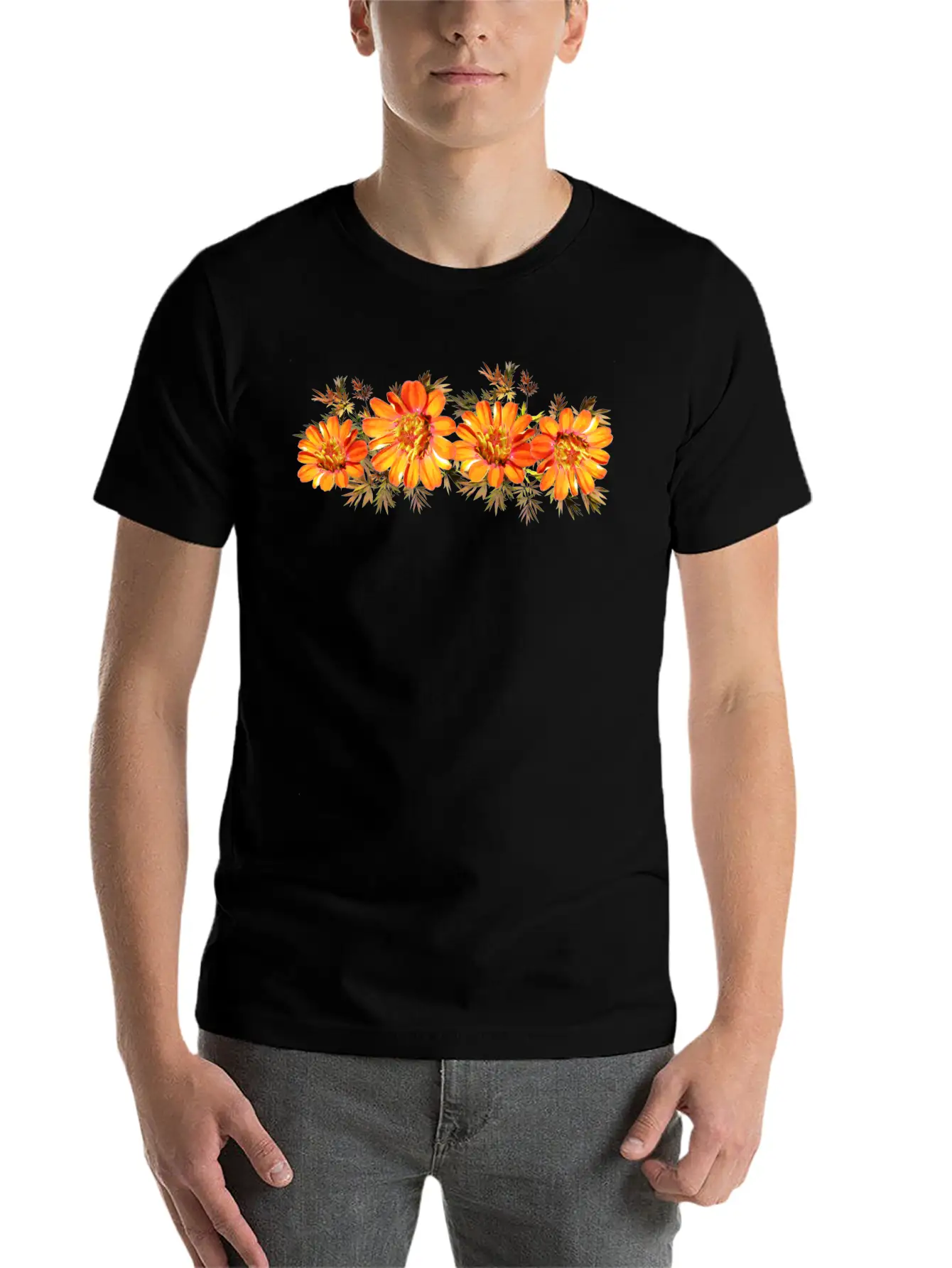 Nature Flowers Blumen Spring Garten Garden Unisex Casual T-Shirt – Clean Design For Daily Comfort