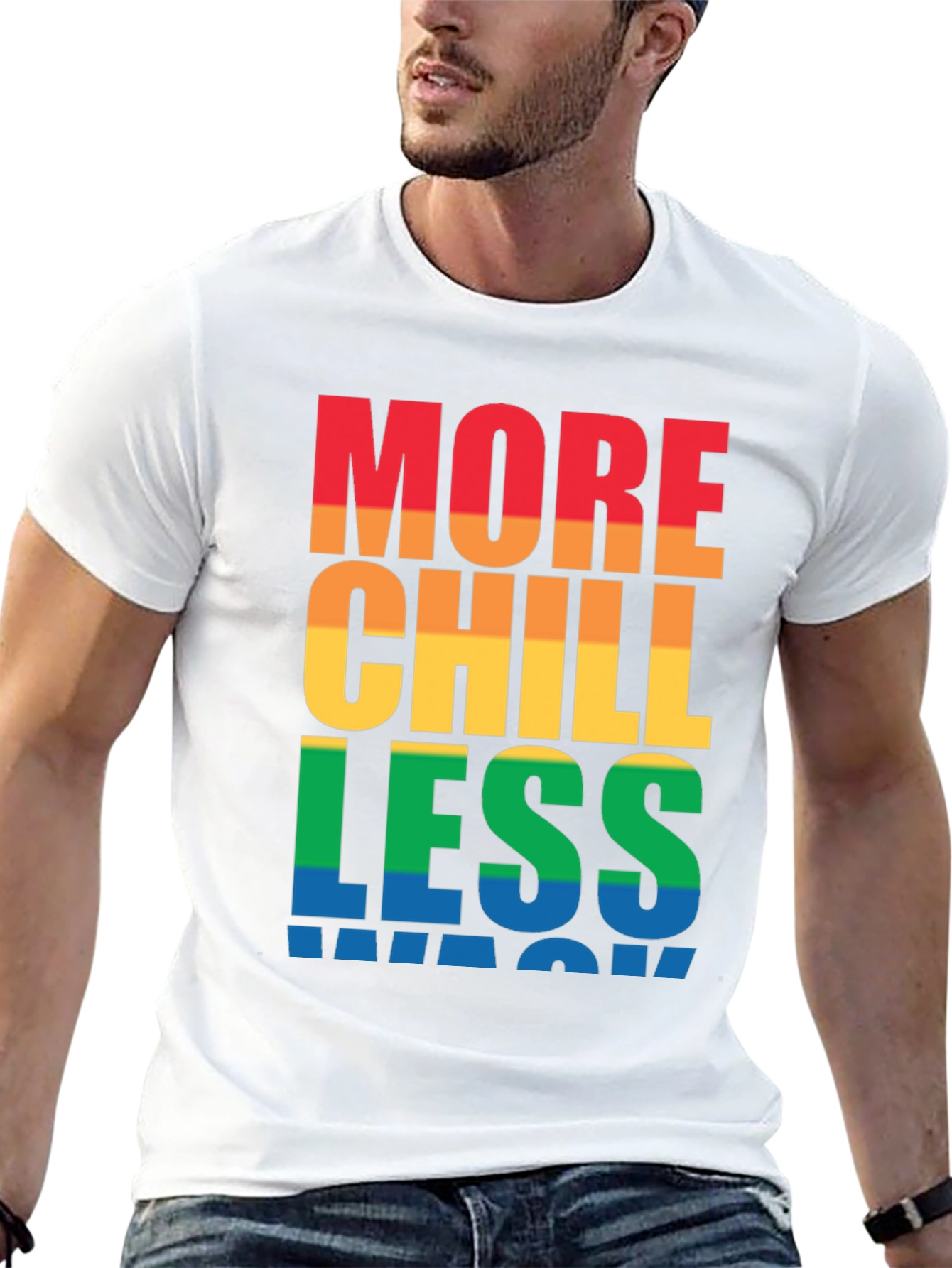 More Chill Less Wack Graphic T-Shirt