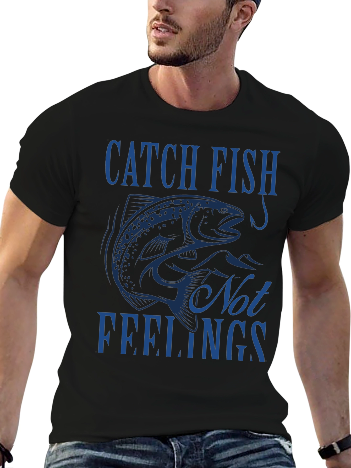 Catch Fish Not Feelings T-Shirt - Fishing Tee