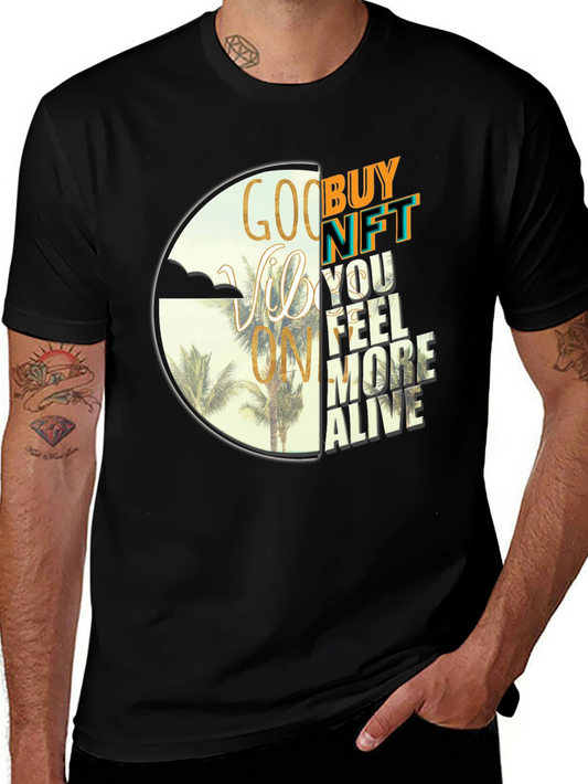 Good Vibes NFT Graphic Tee - Buy Now!