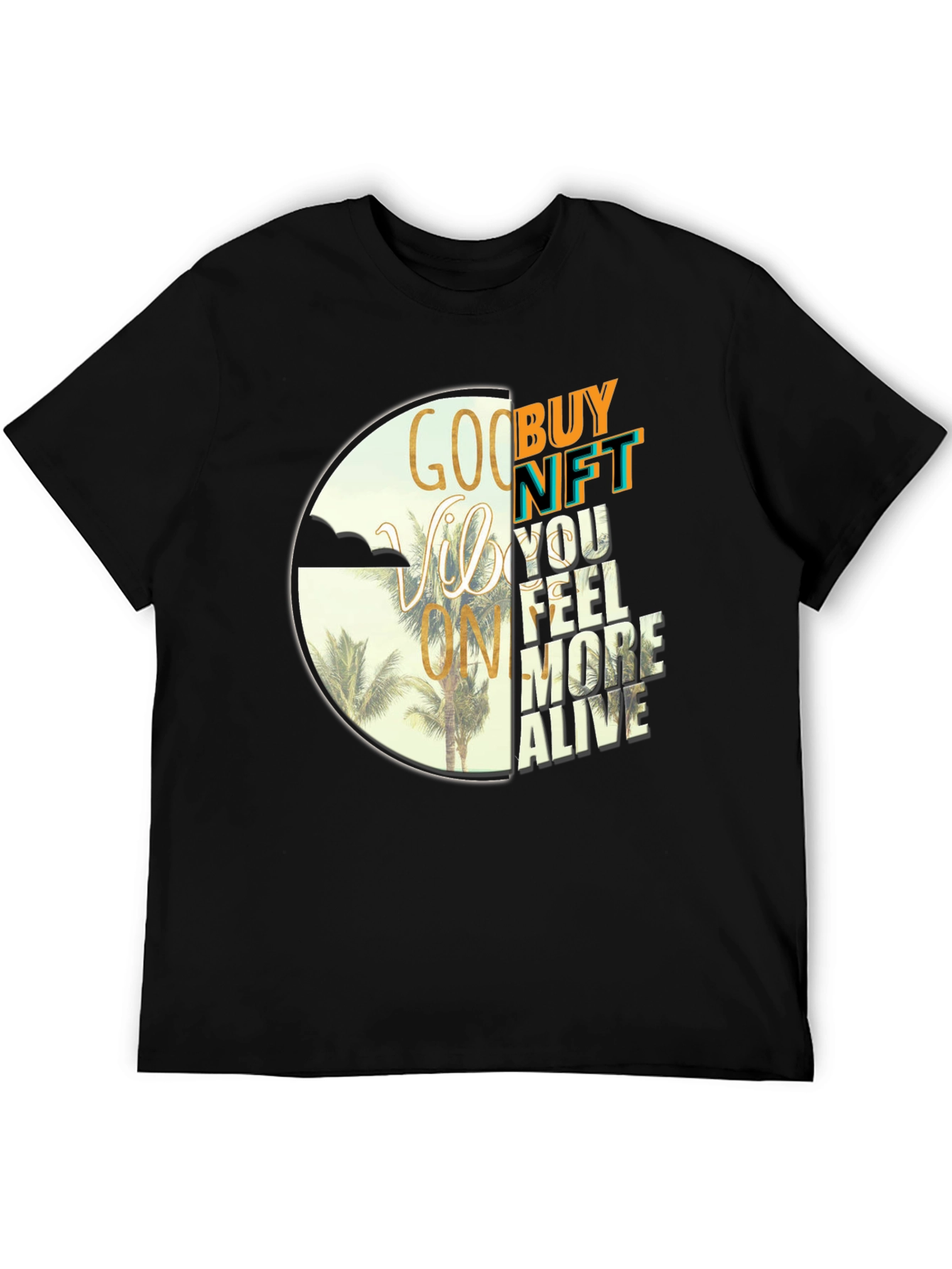 Good Vibes NFT Graphic Tee - Buy Now!